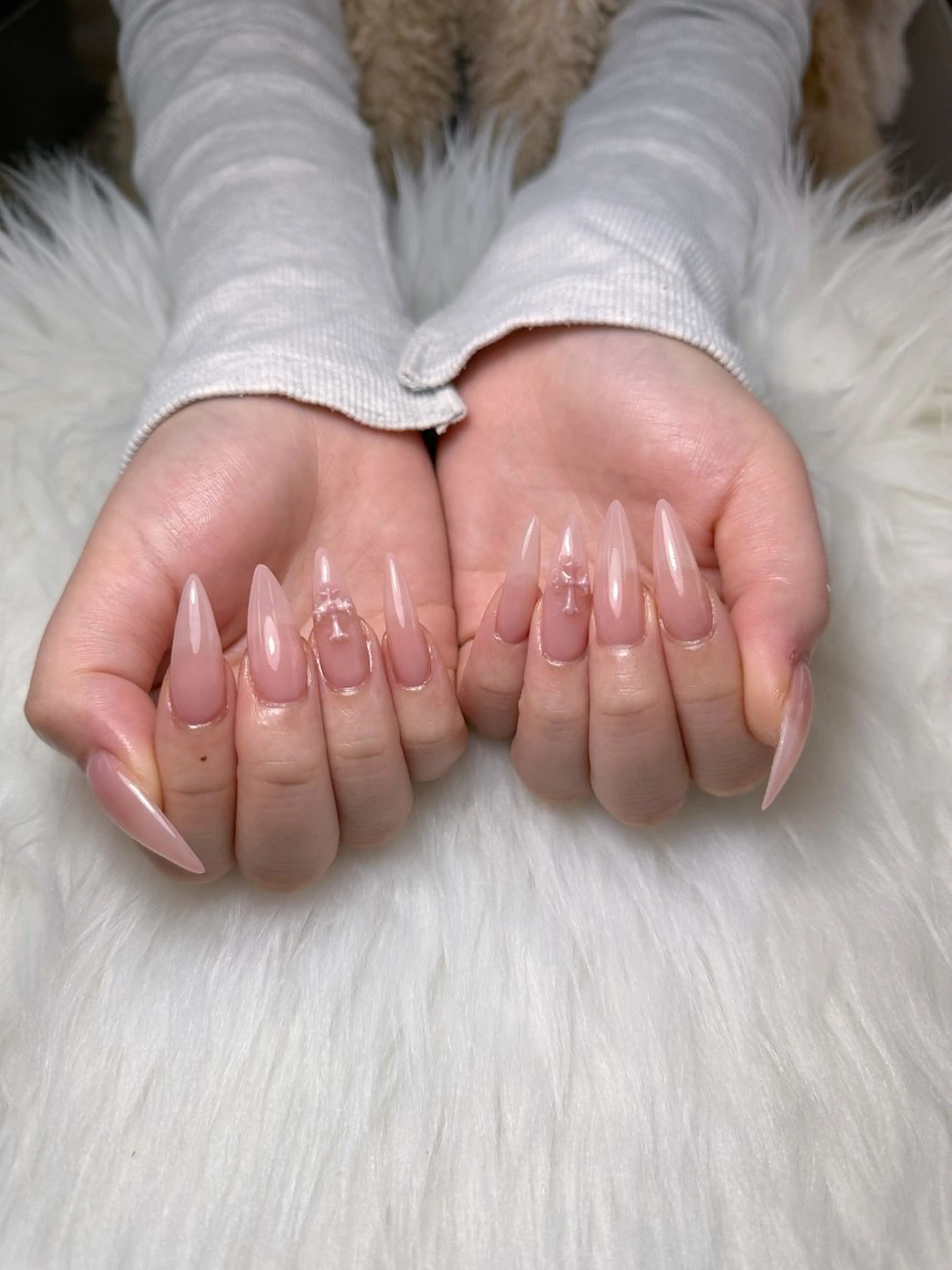 ネイル ピンク ハンドネイル Kingnail Emiのネイルデザイン