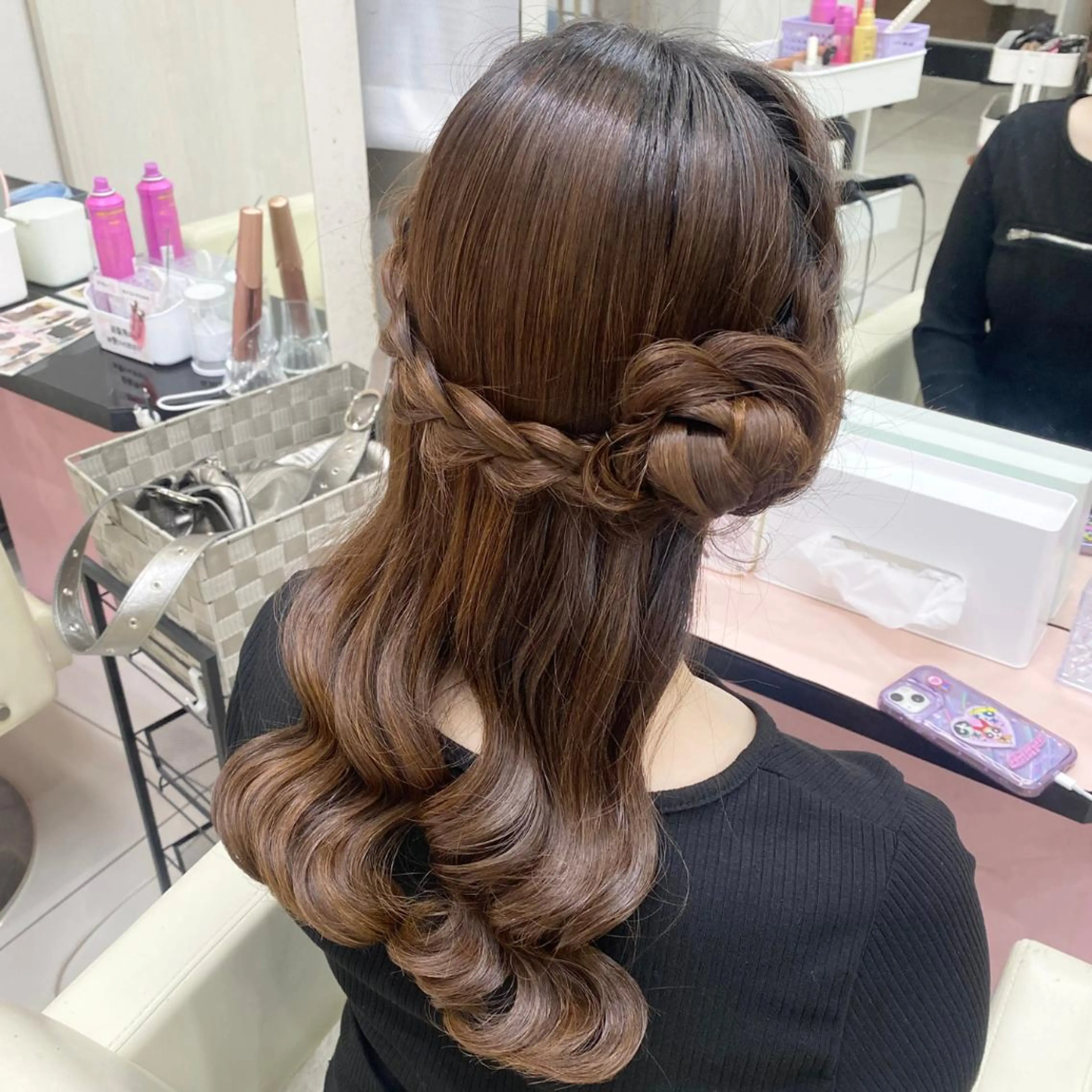 ヘアアレンジ ハーフアップ season Jr.のヘアスタイル