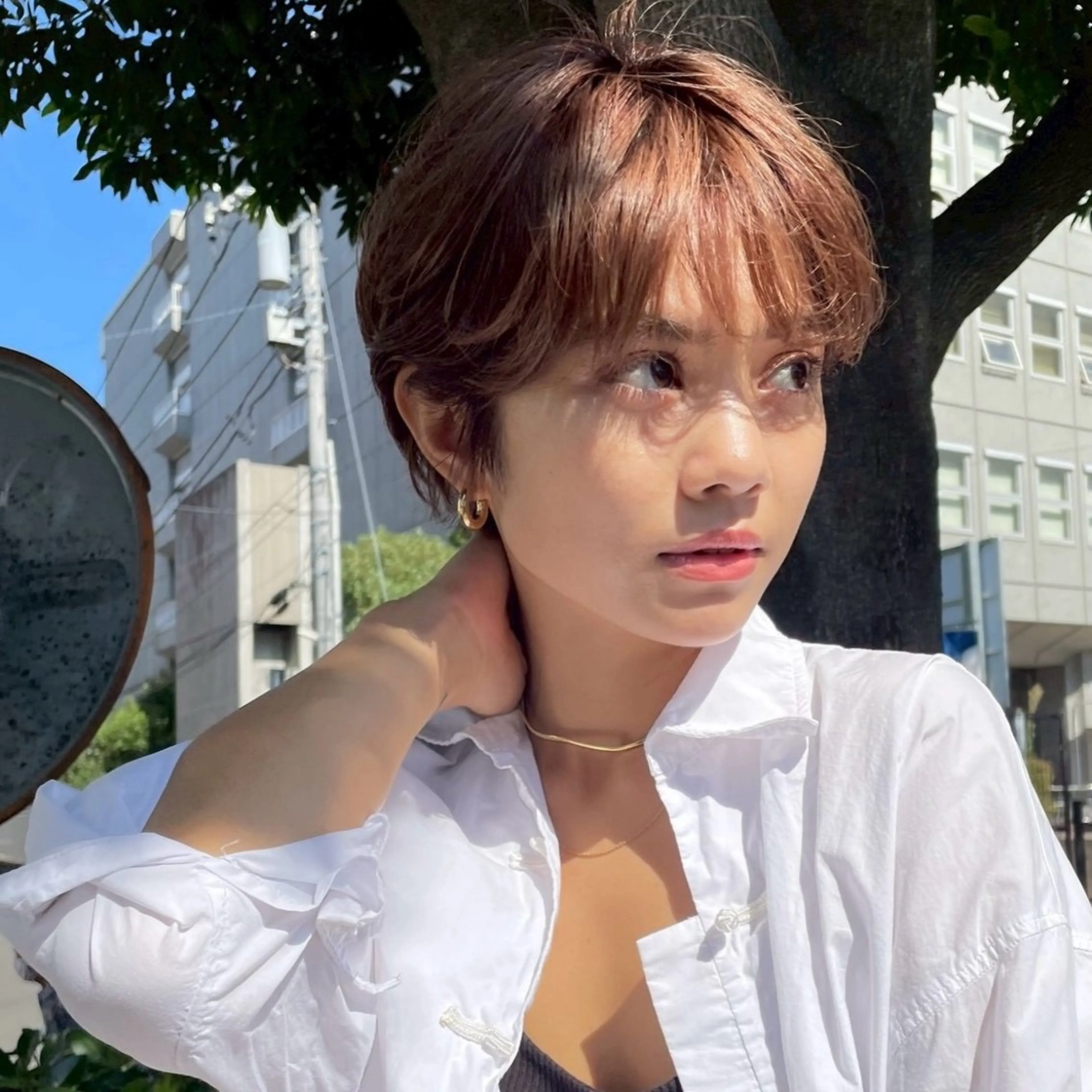 ショート カラー APPiiS所属・オノデラ ハヅキのヘアスタイル