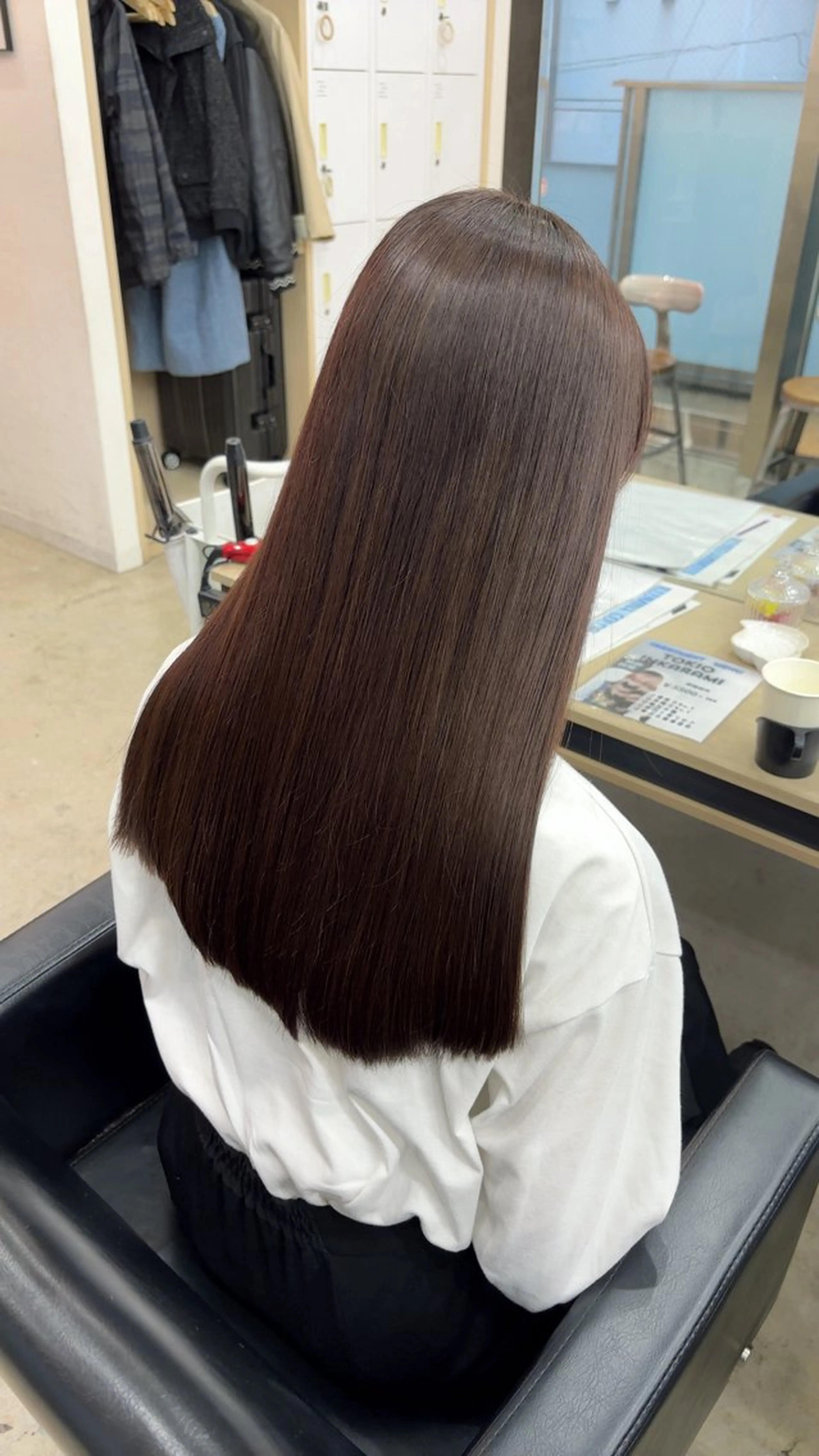 ロング 🪽髪質改善ストレー ト🤍美羽🤍のヘアスタイル