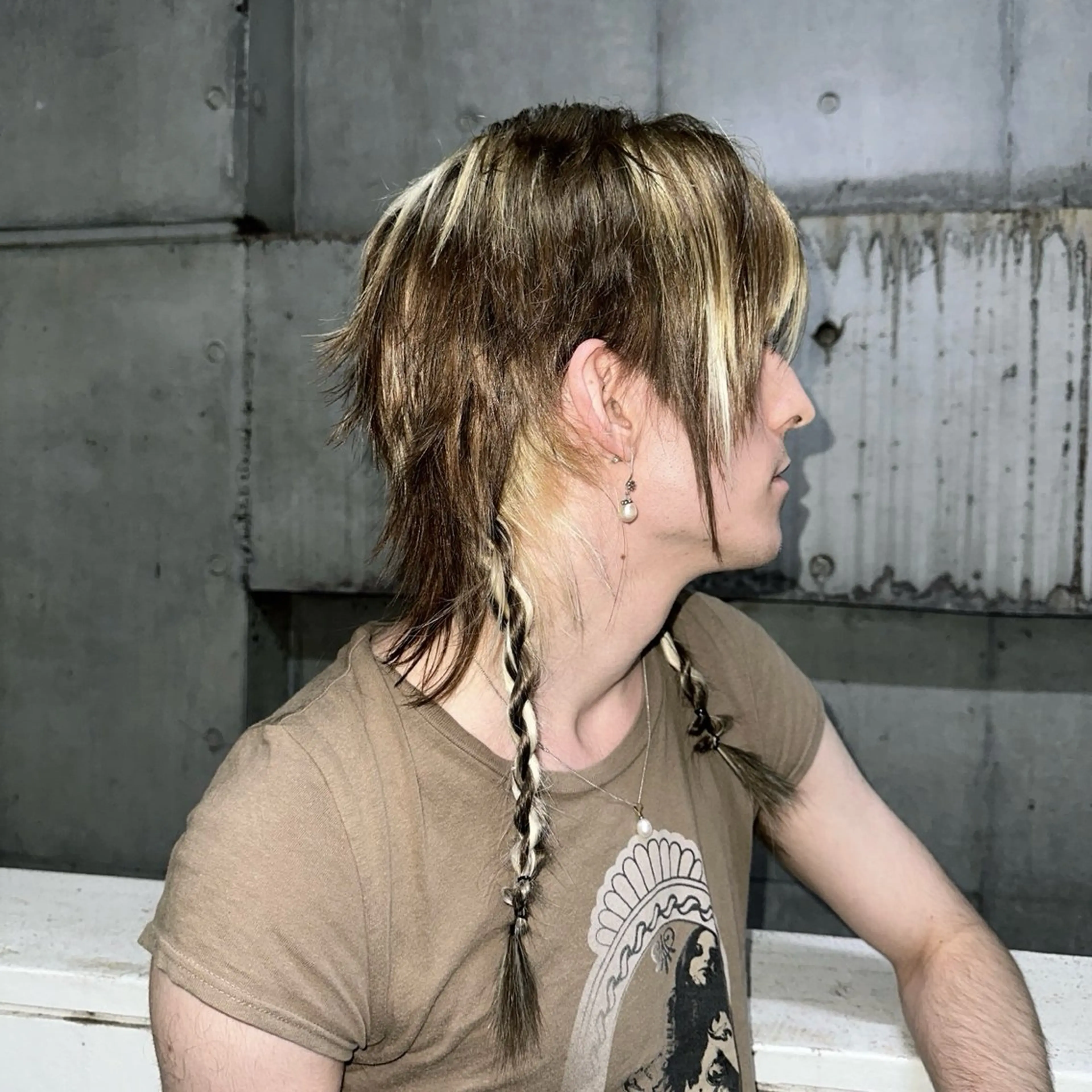 ショート カラー エクステ ハイトーン/ウルフ /エクステ/ましろのヘアスタイル