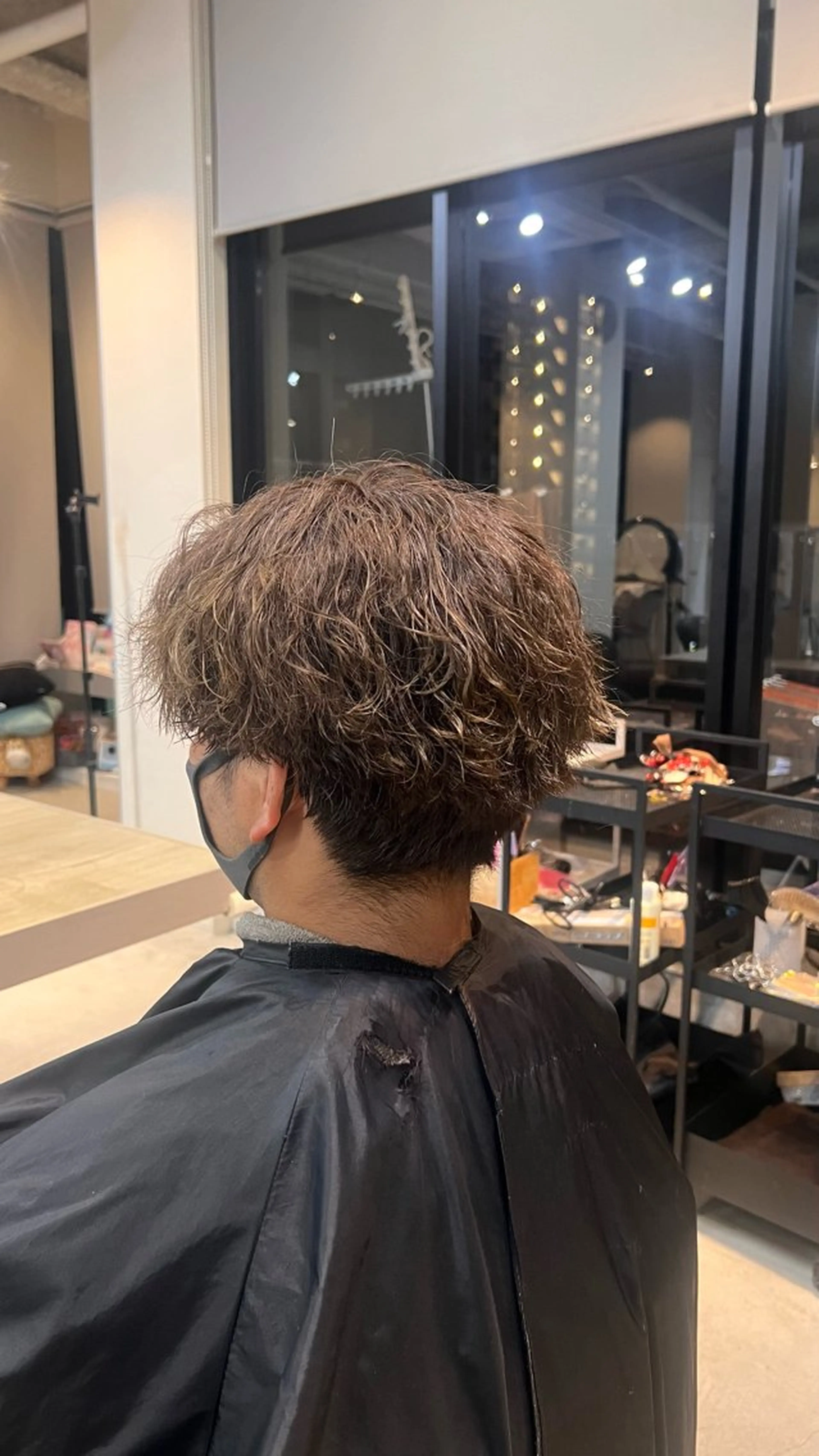 ショート メンズ センターパート 野村 星斗のヘアスタイル