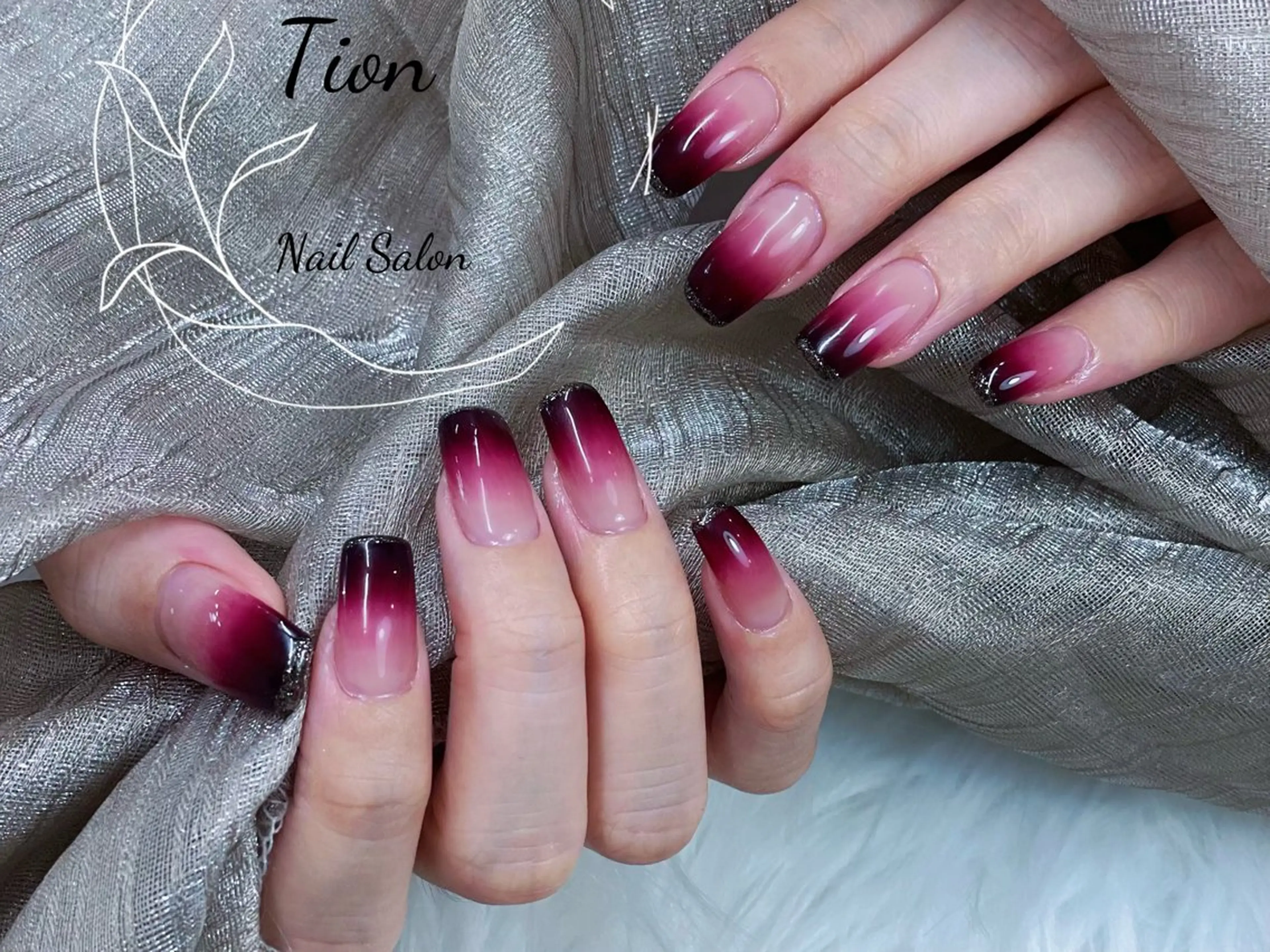 ネイル チークネイル 長さ出し フットネイル フレンチネイル ジェルネイル Nailsalon Tion武蔵小杉店所属・Nailsalon Tion武蔵小杉店のネイルデザイン