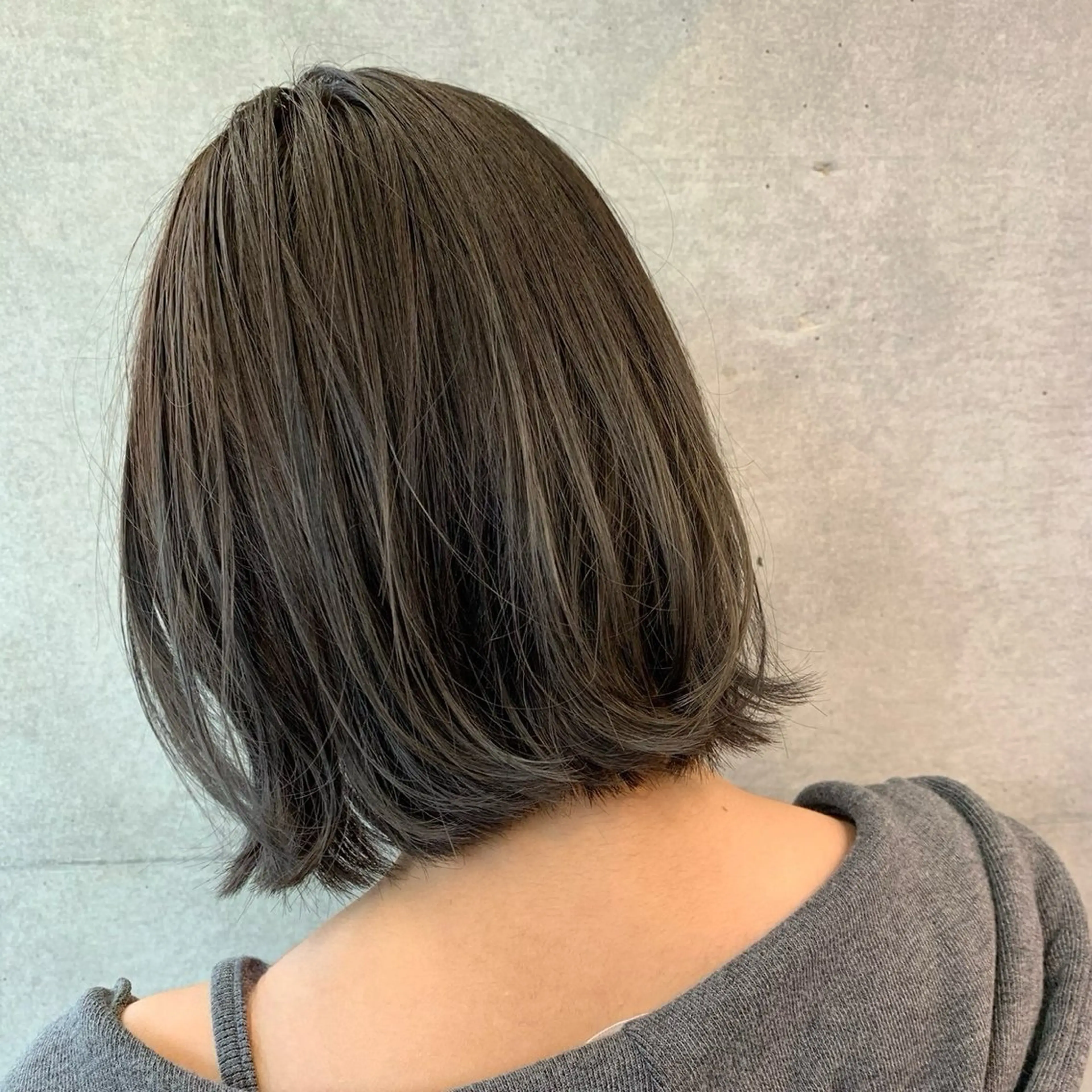 ミディアム カラー 韓国レイヤー/透明感 /髪質改善/アジキのヘアスタイル