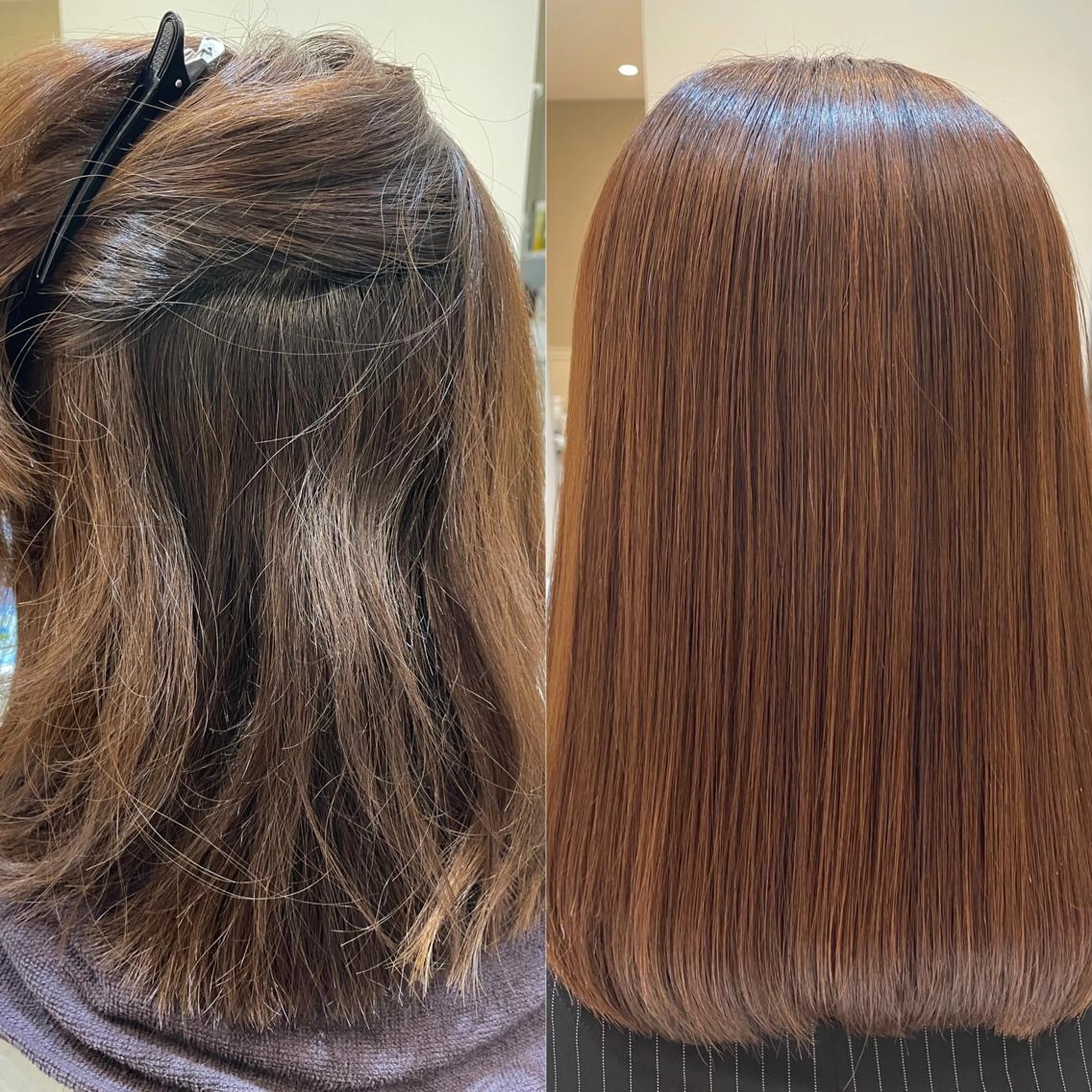 ミディアム 酸性ストレート 大人女性特化｜北千住 ・艶髪｜JIROのヘアスタイル