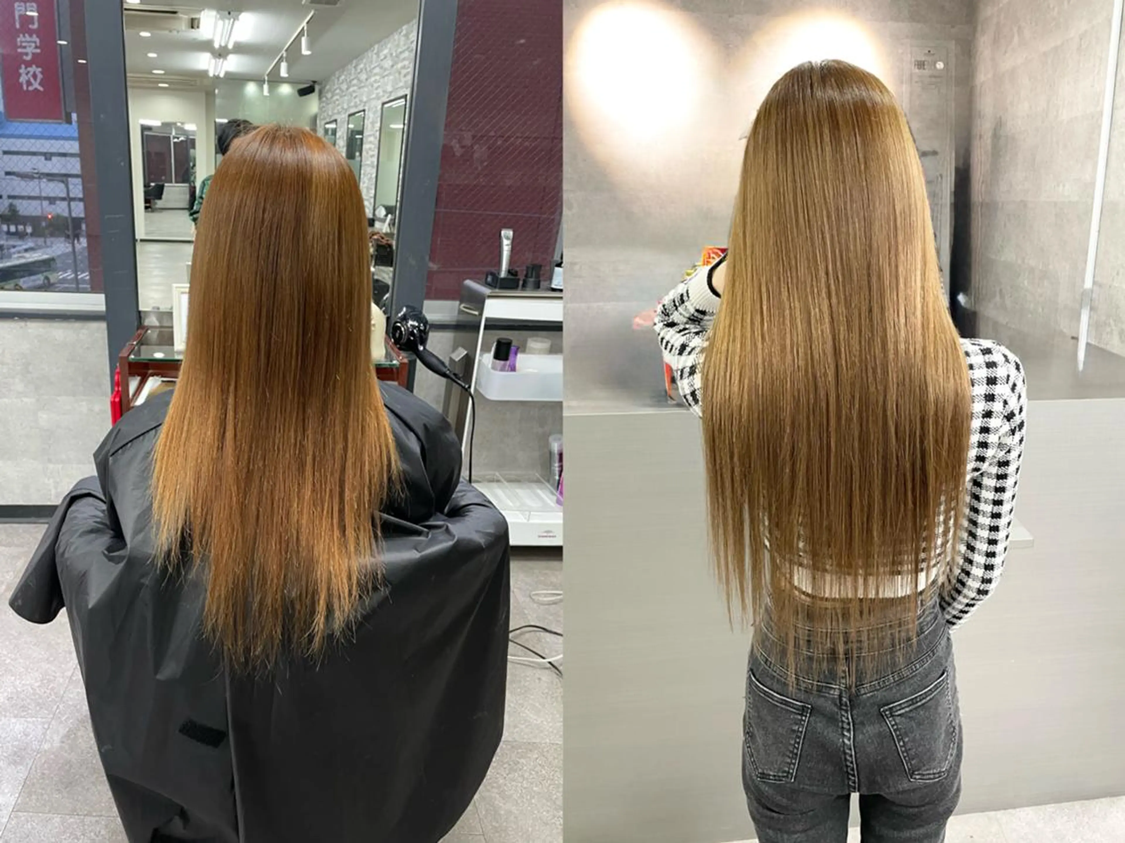 ロング カット ヘアカラー トリートメント 💎馴染むエクステ ×カラーTOMO💎のヘアスタイル