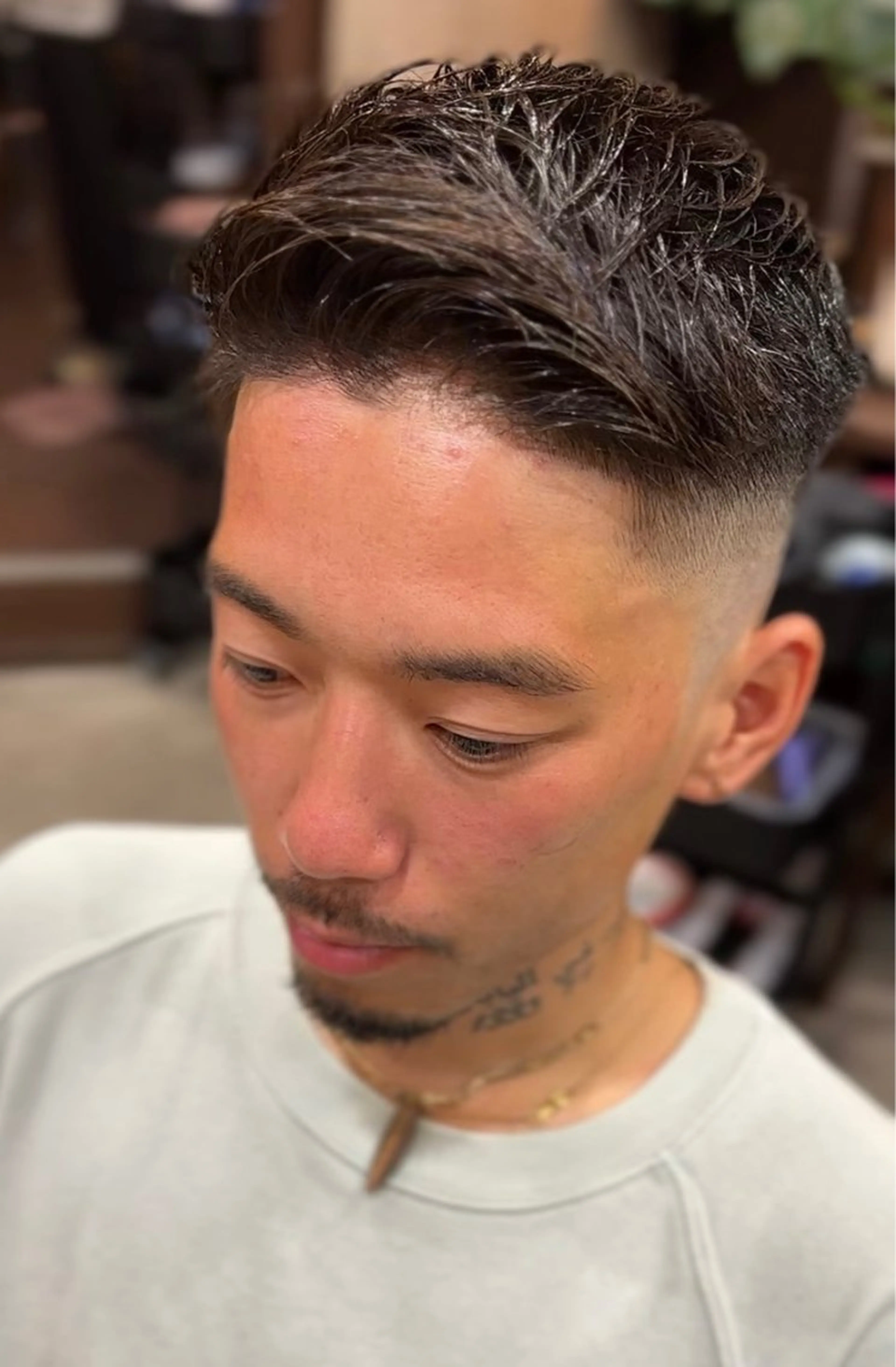 ショート メンズ カット アダチ コウスケのヘアスタイル