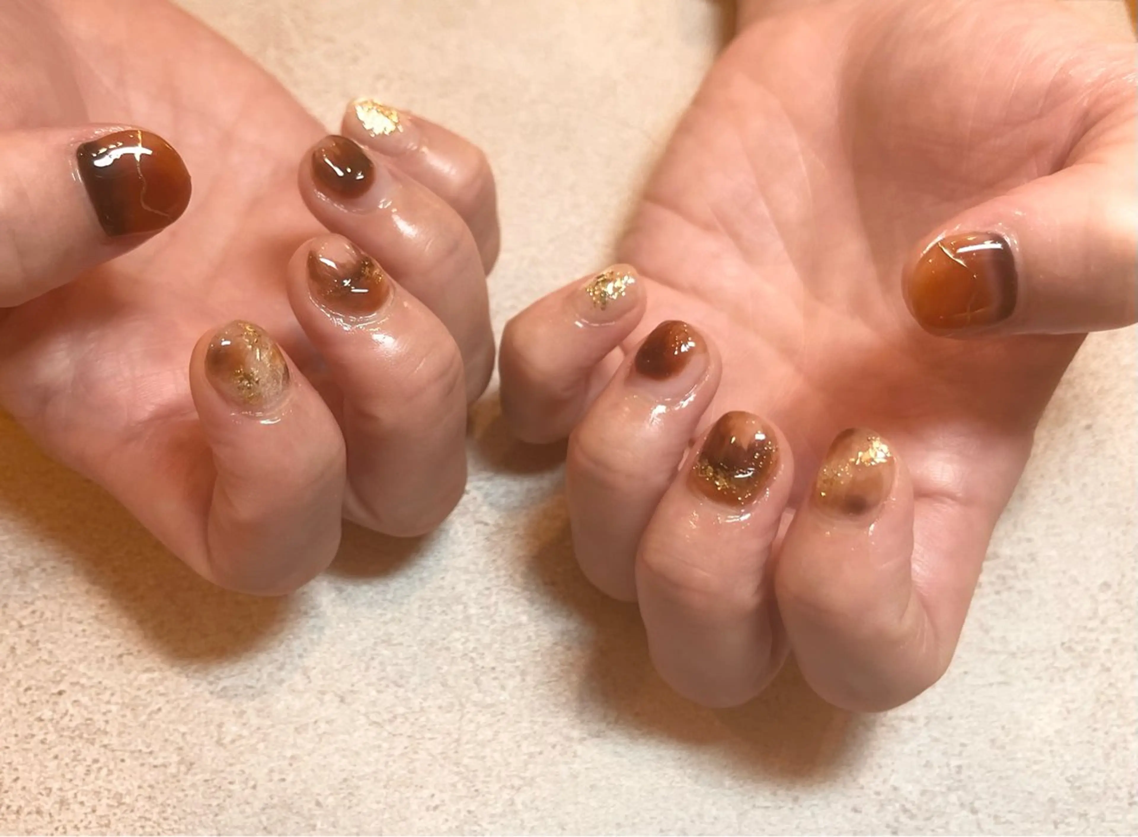 ネイル ニュアンスネイル AT.1011(アトリエテンイレブン)所属・AT.1011 (ハルカ)のネイルデザイン