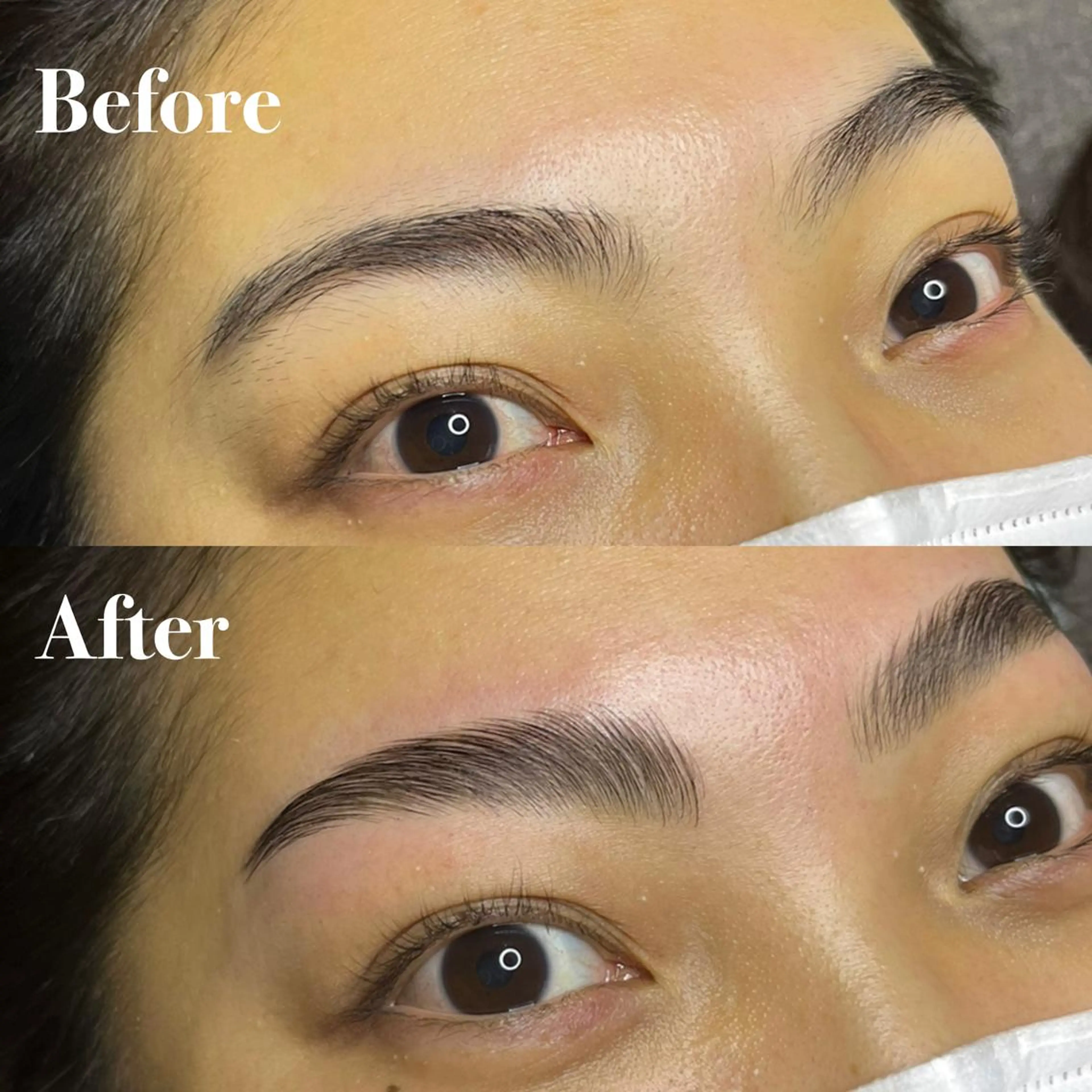 アイブロウ ハリウッドブロウリフト 眉毛と韓国肌質改善 サロン　和泉府中のエステ・リラクイメージ