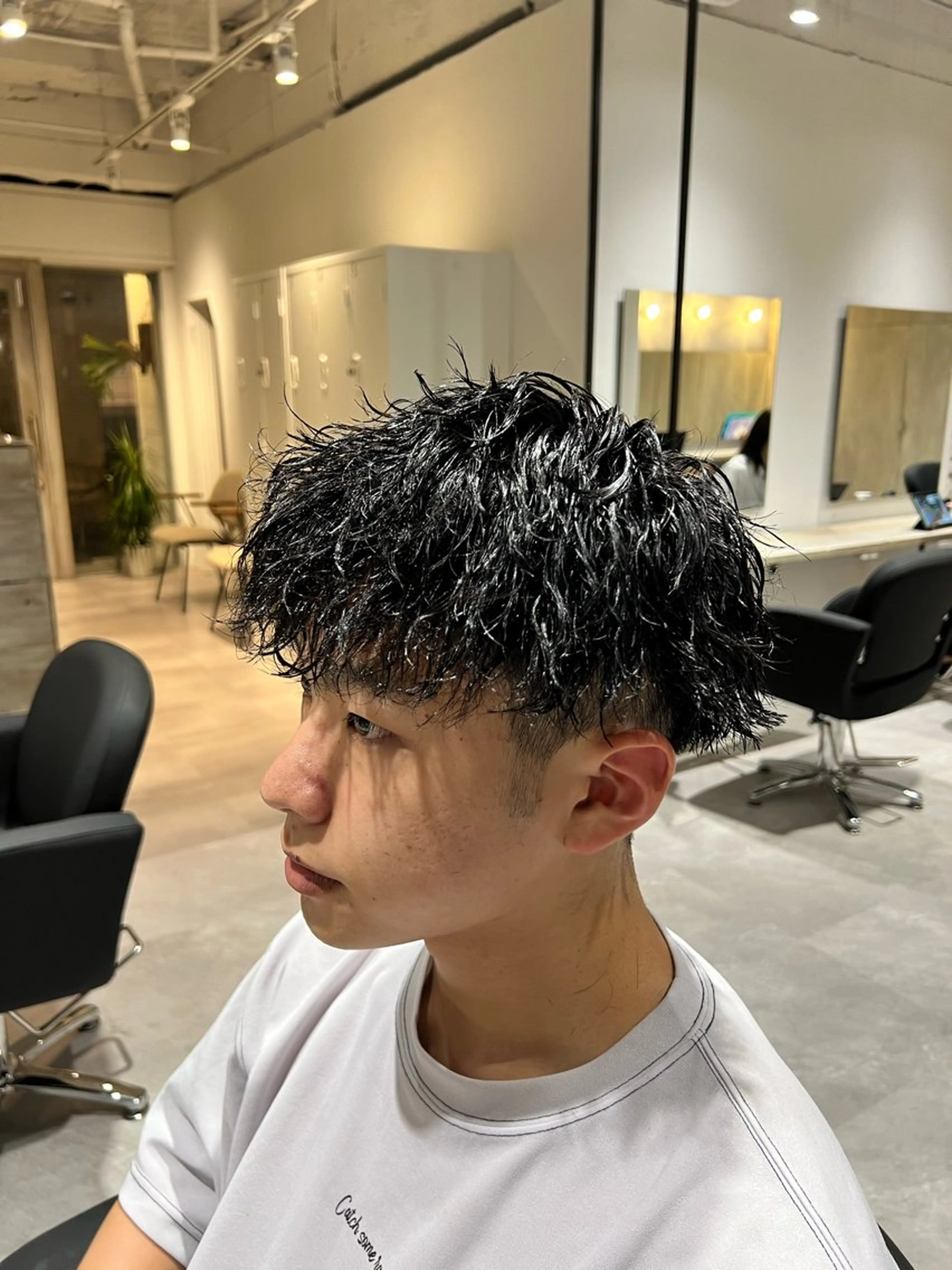 ショート パーマ メンズ 【パーマ満足度No. 1🥇】宮脇 大樹のヘアスタイル