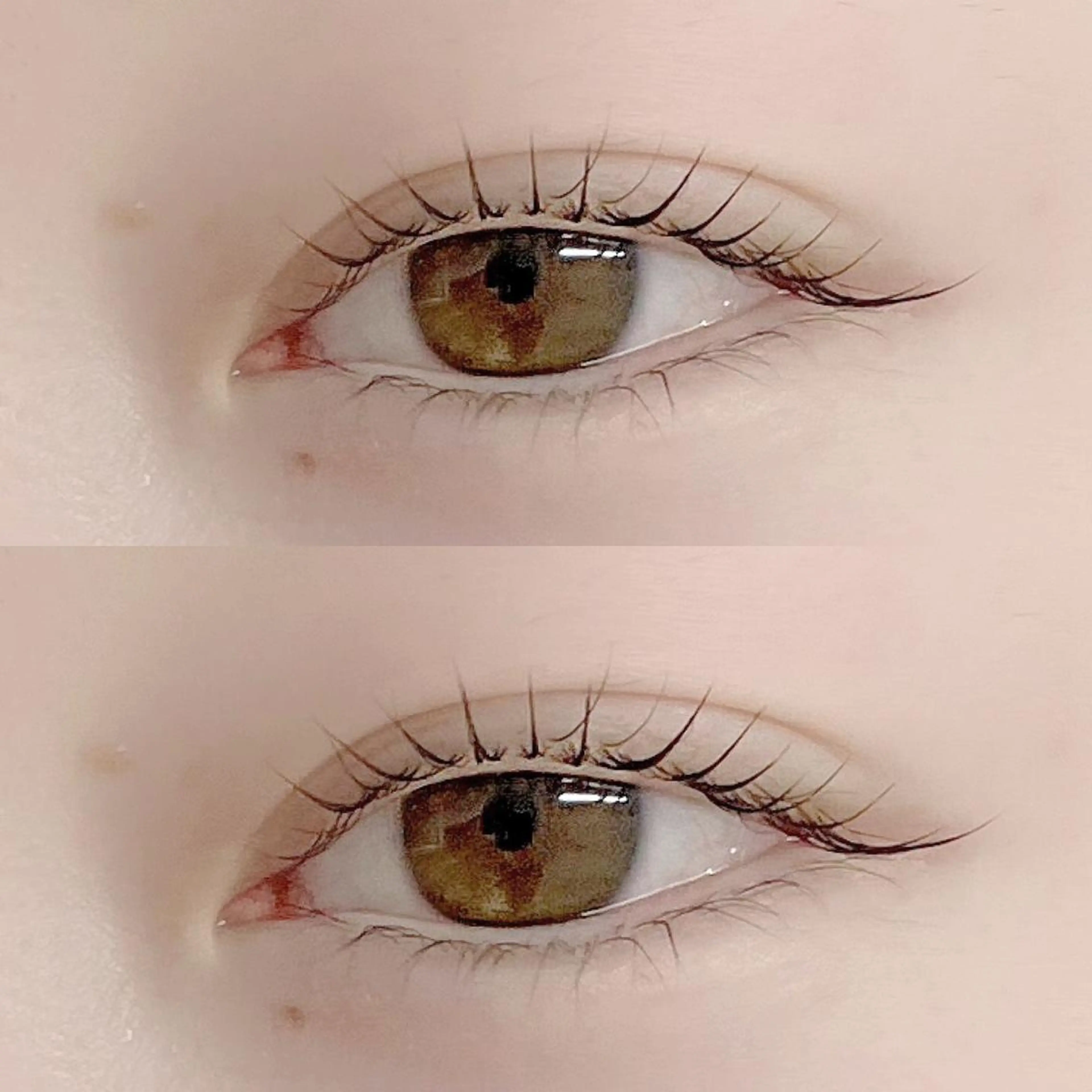 マツエク・マツパ カラーマツエク 韓国風マツエク ナチュラル フジ ワラのマツエク・マツパデザイン