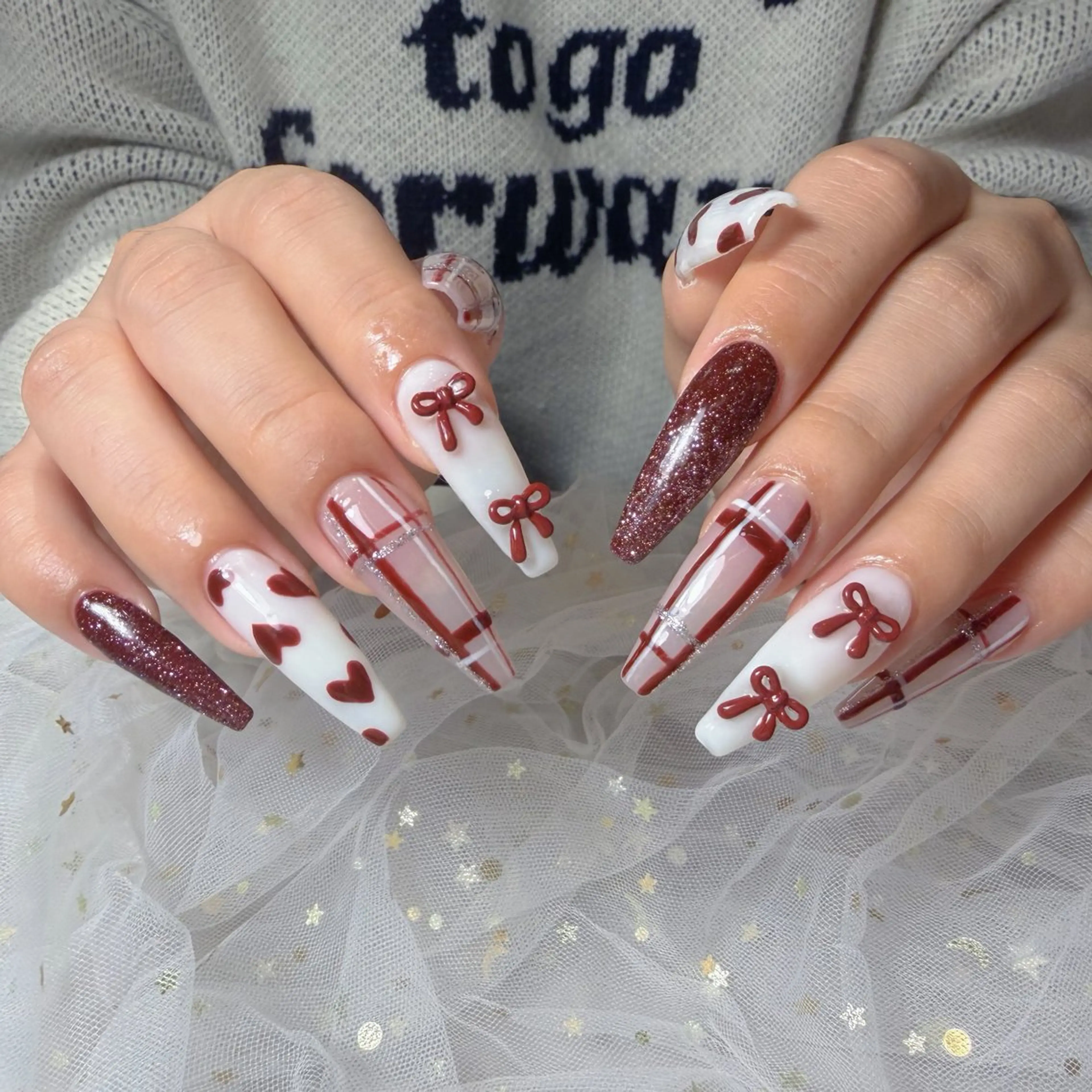 ネイル 長さ出し 持ち込み ネイルチップ U.MI Nail Salonのネイルデザイン