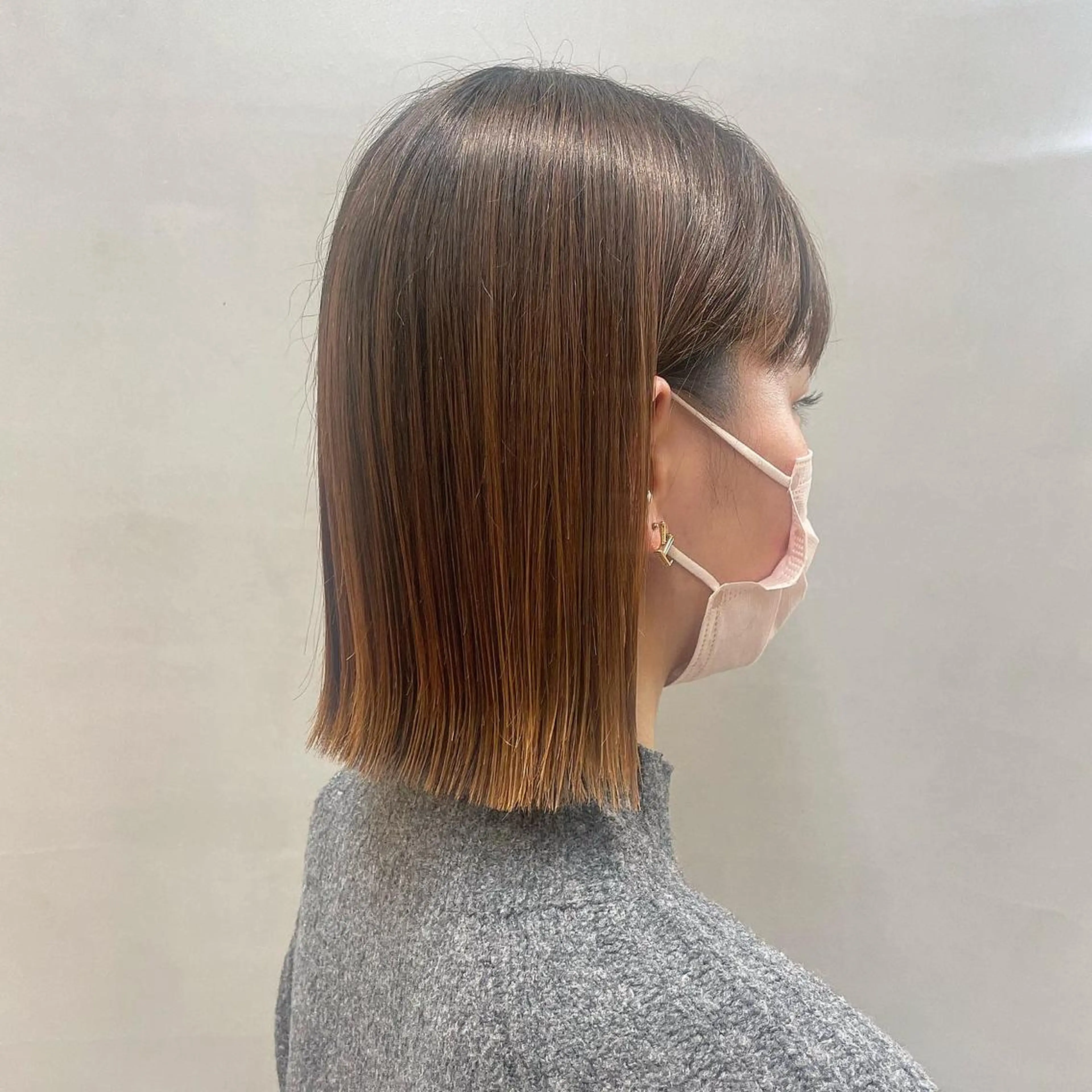 ショート Misaki /ボブ/縮毛矯正のヘアスタイル