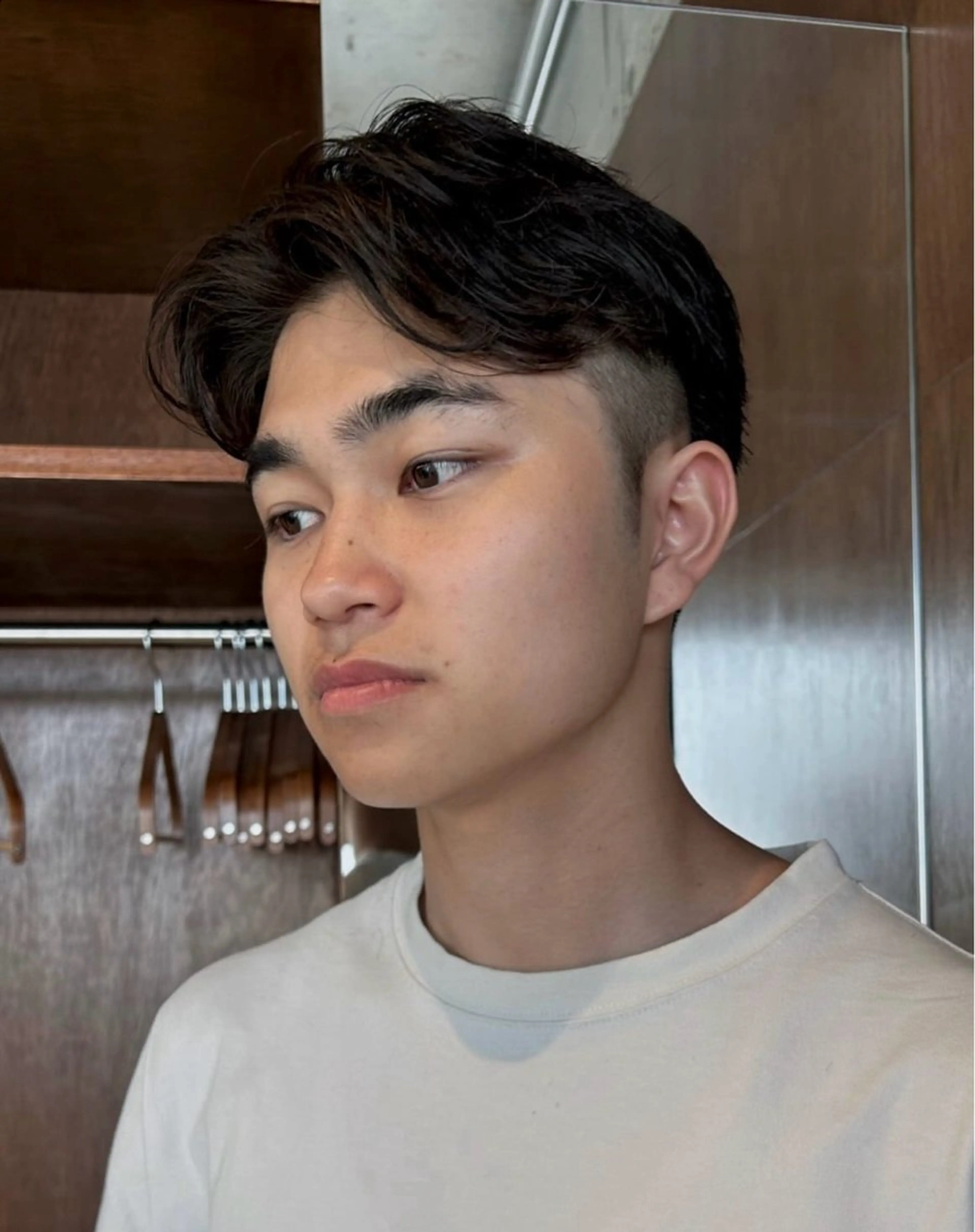 メンズ 柔らかいオリーブ🍃 カラーNatsumiのヘアスタイル