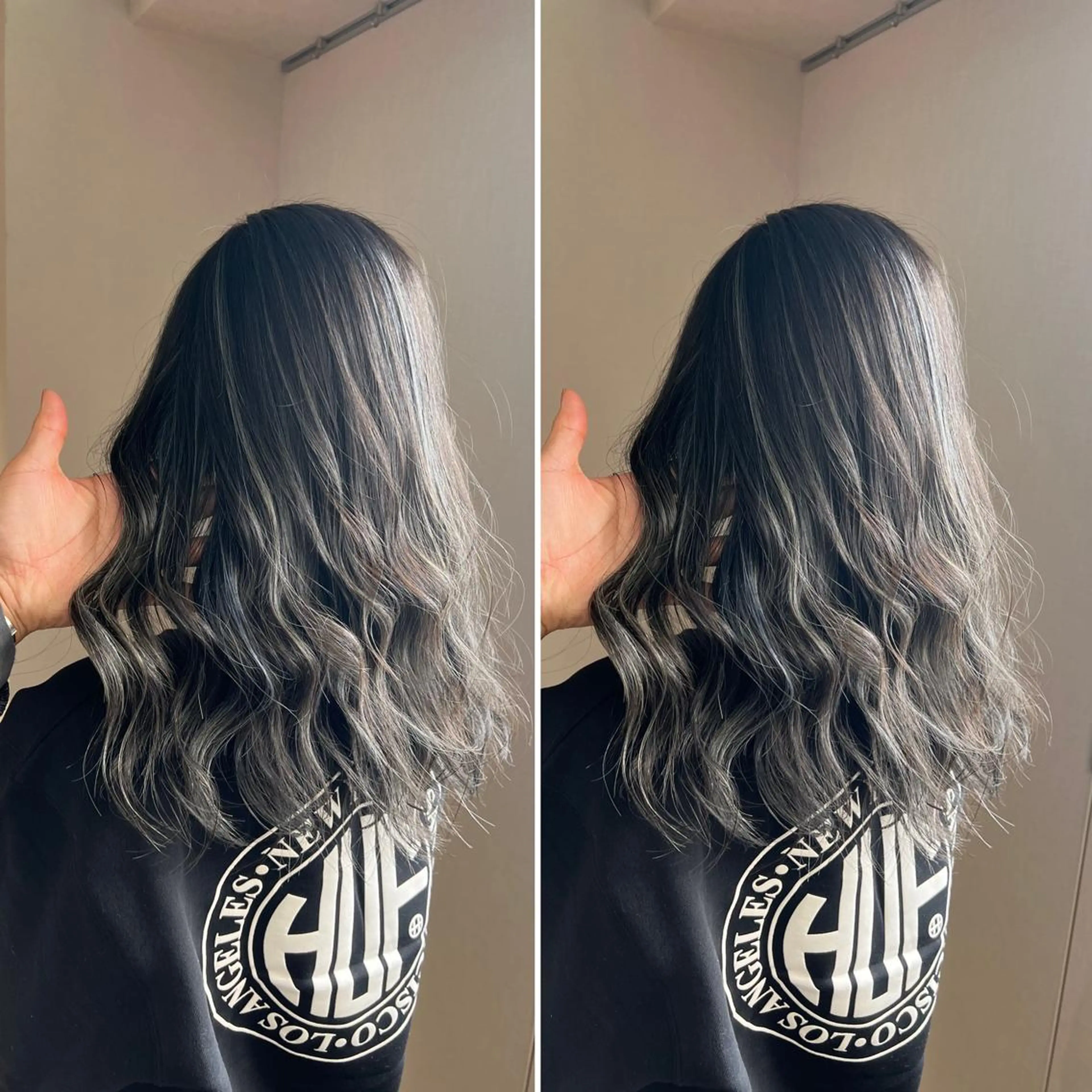 カラー ヘアカラー R/🤎 パーマ＆ブリーチ🔥のヘアスタイル