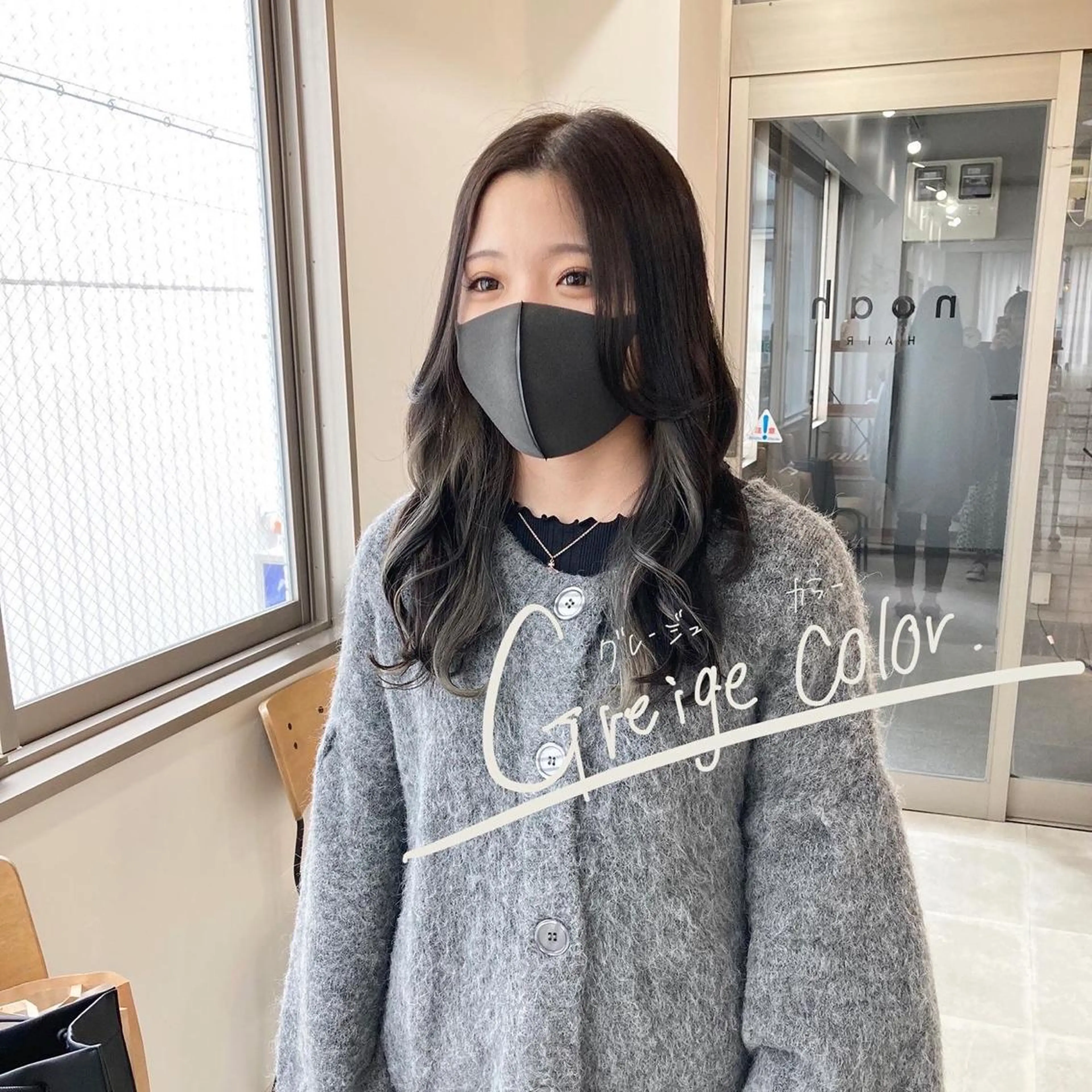 セミロング カラー お洒落パーマ/ 艶カラー/michiのヘアスタイル