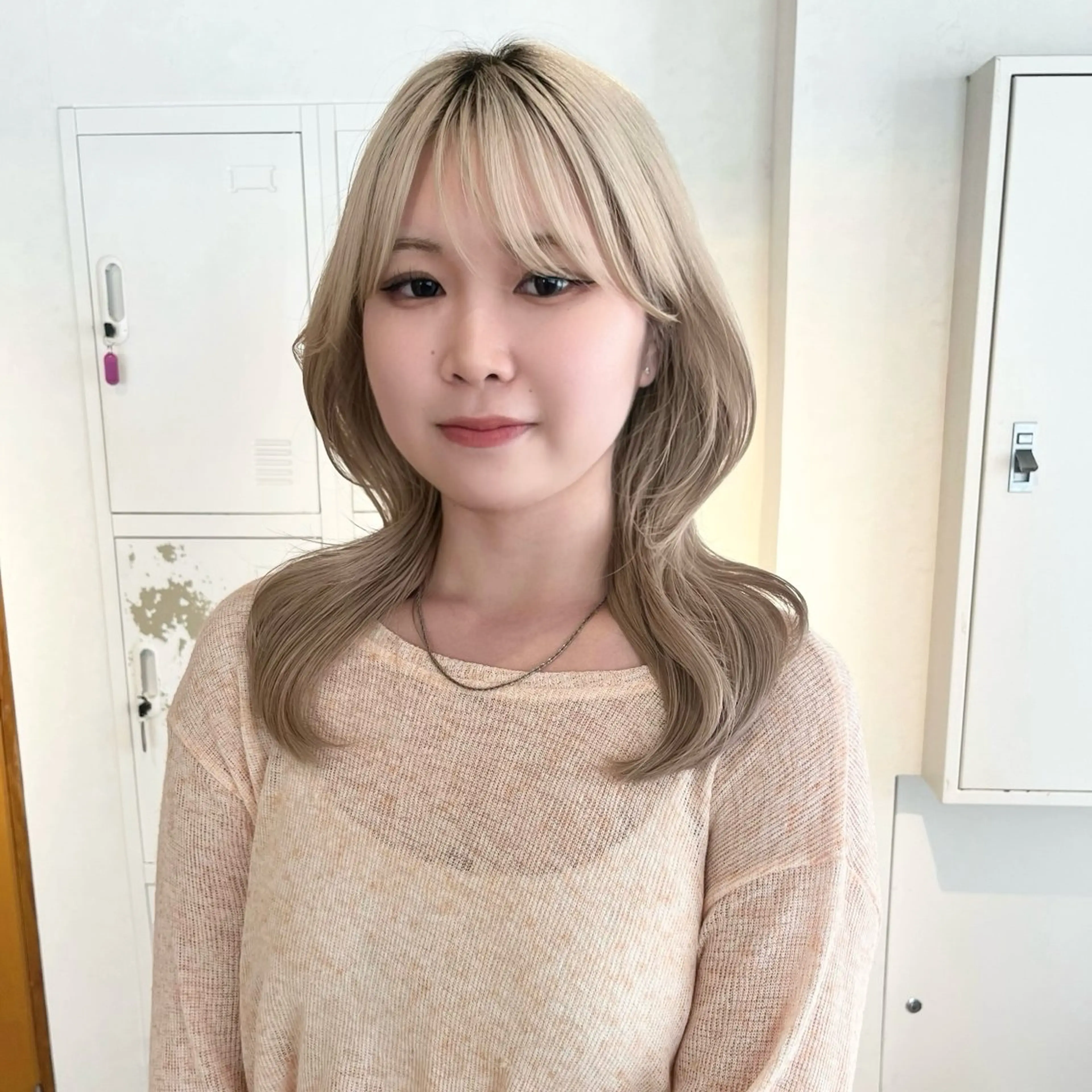 ミディアム くびれヘア ヘアカラー Lien所属・Mako 【艶髪/似合わせ】のヘアスタイル