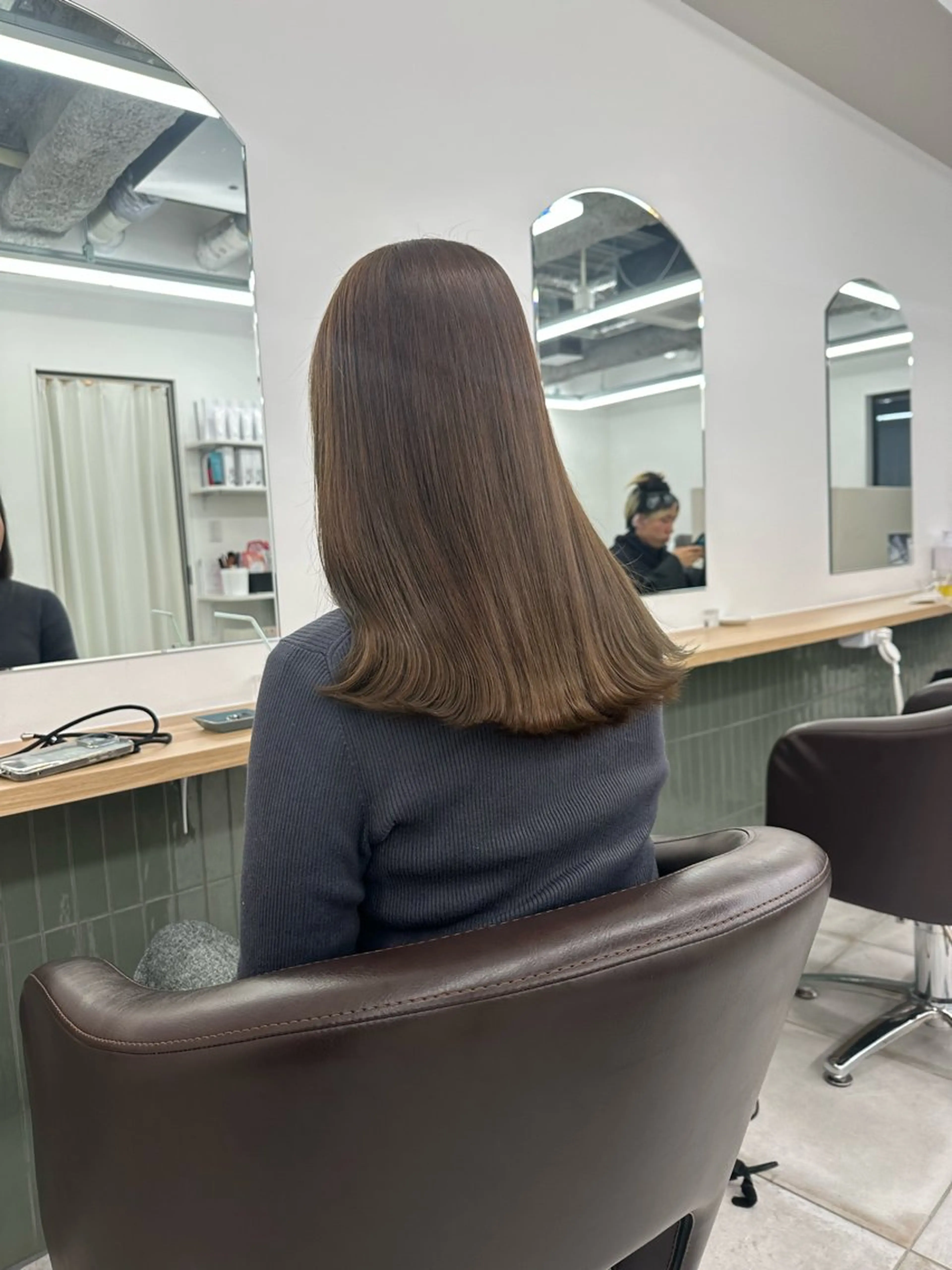 セミロング カラー キッズ オトナヘア🌸 harukaのヘアスタイル