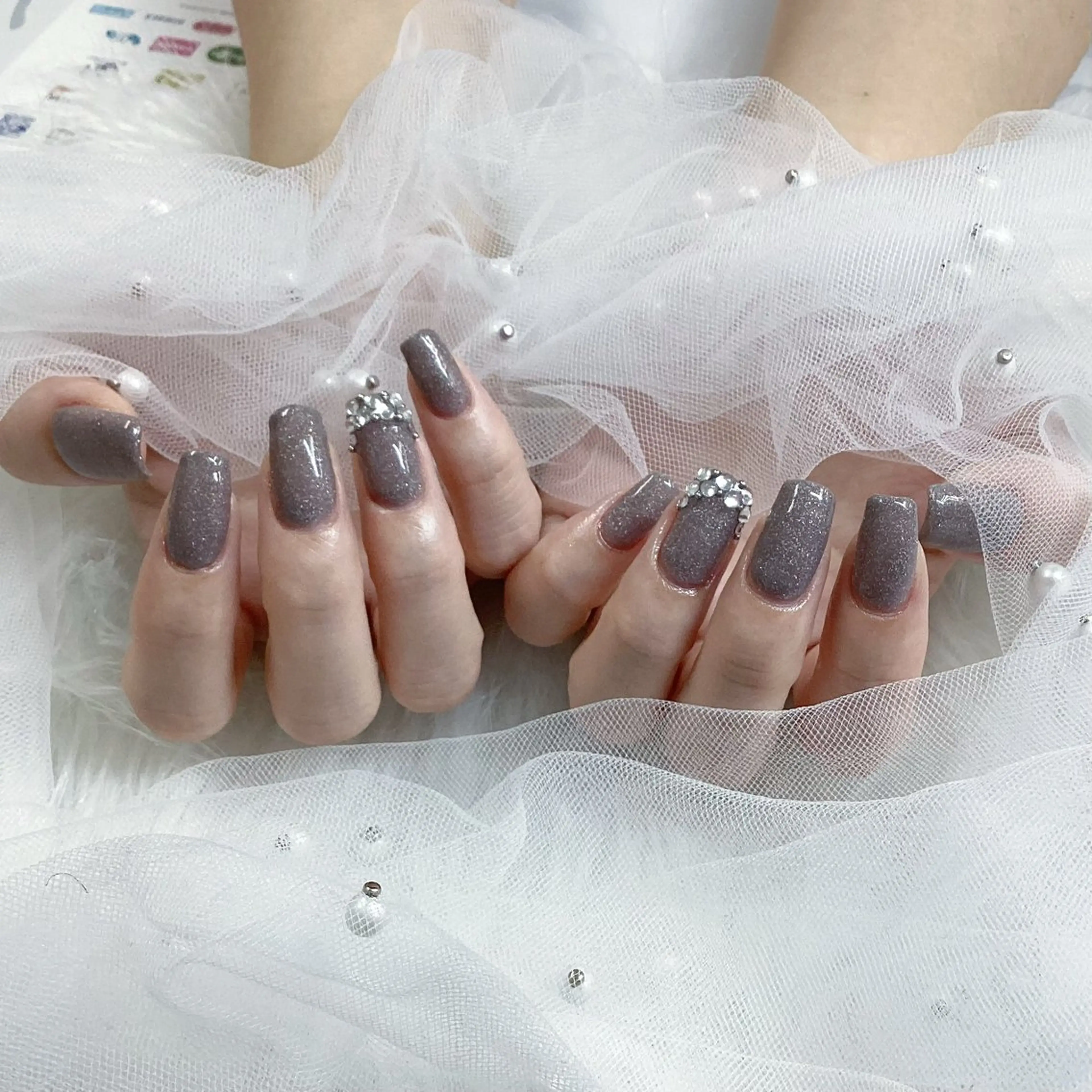 ネイル パーツ全部¥110 サロンミミのネイルデザイン