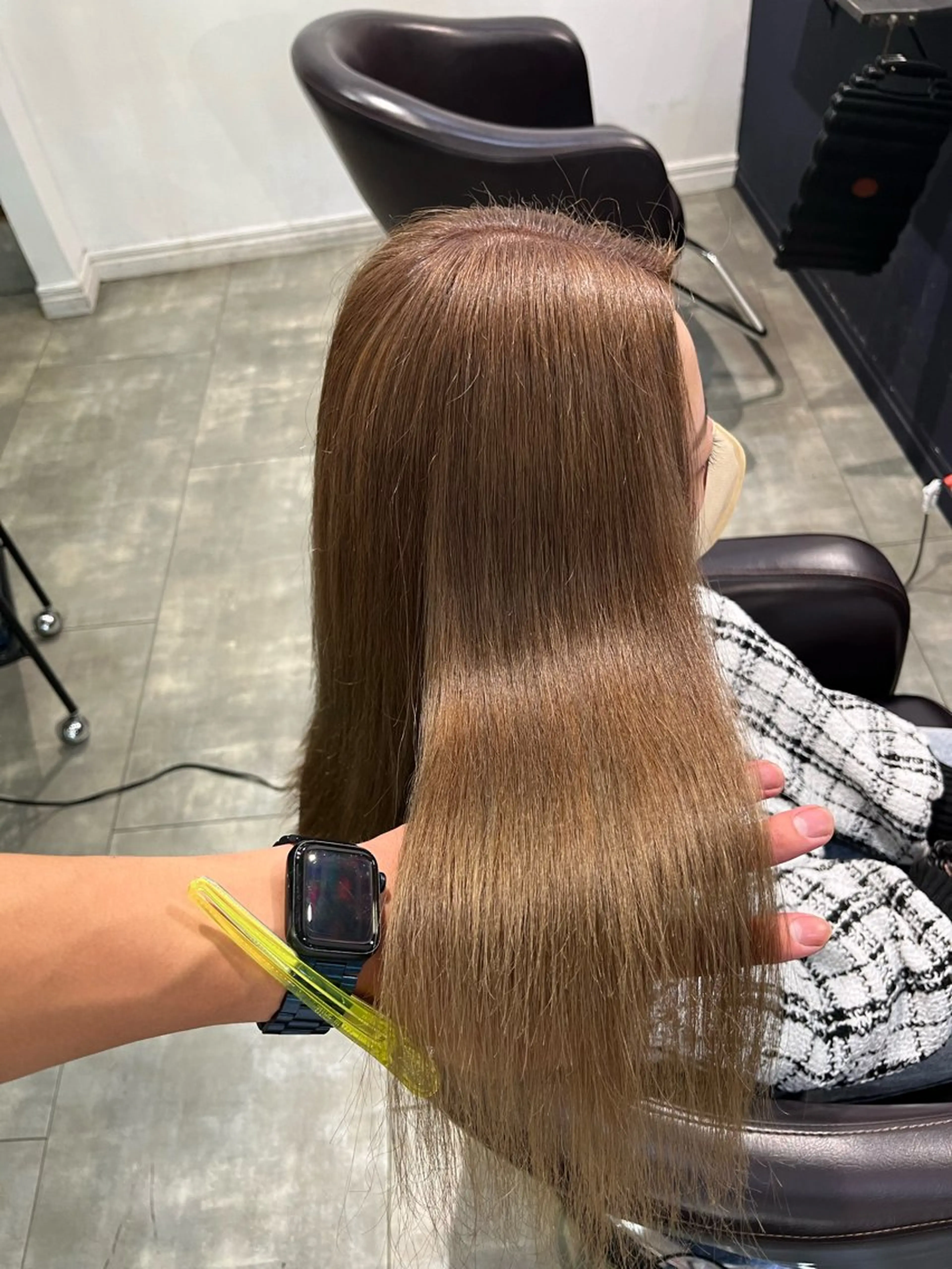 ロング カット ヘアカラー トリートメント 🌈カラー特化 ハイトーンけいと🌈のヘアスタイル