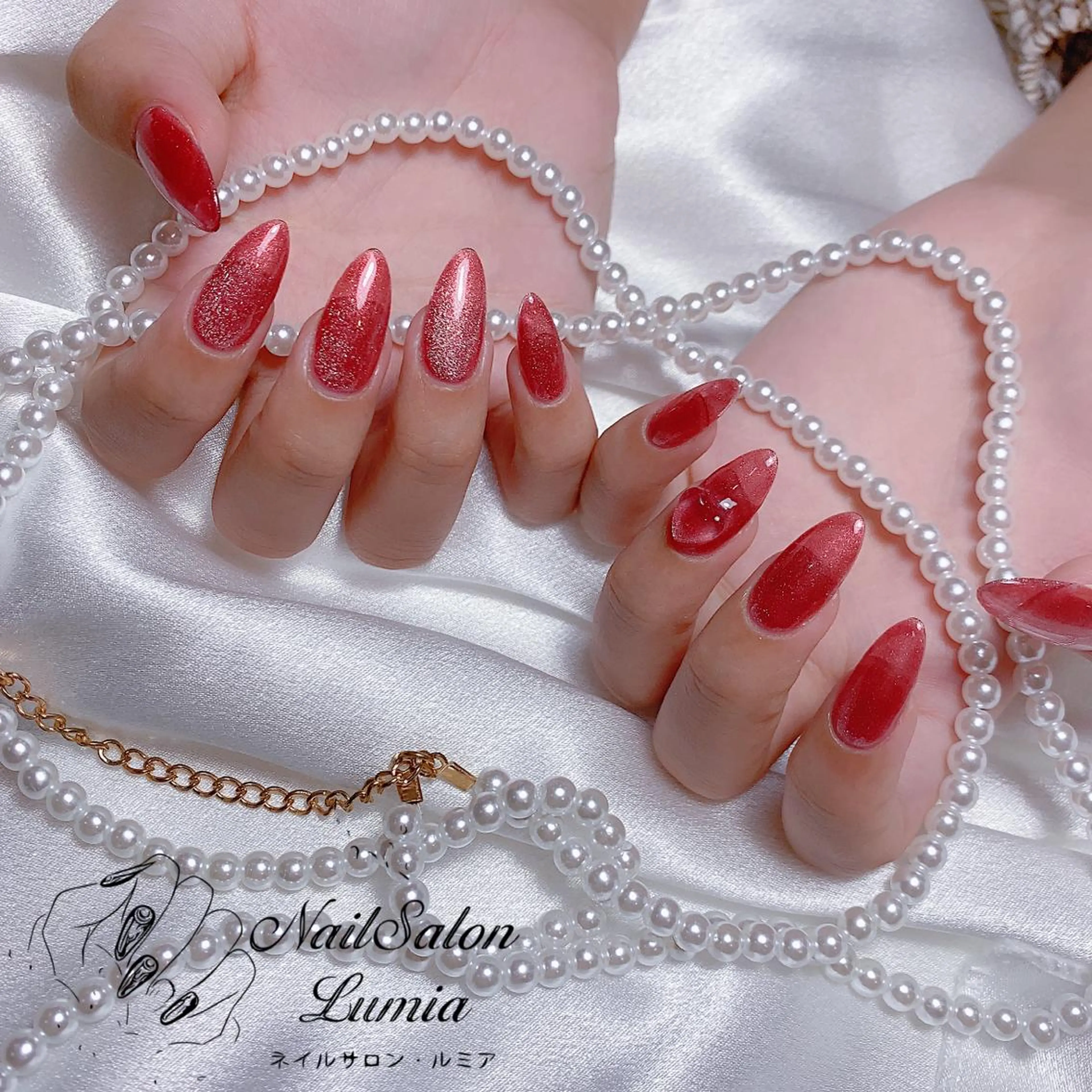 ネイル ハンドネイル ネイルサロン ルミア Lumia 店長のネイルデザイン