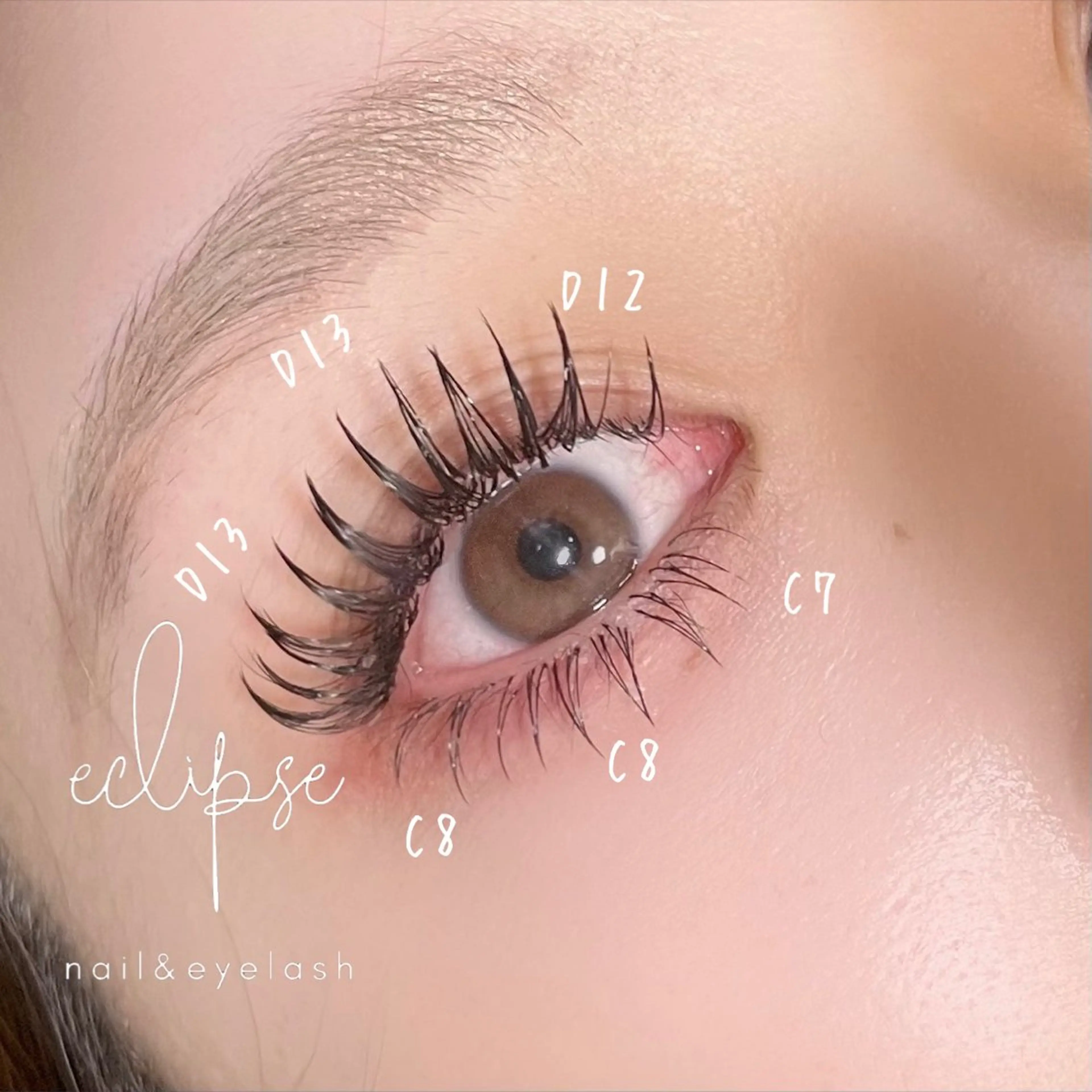 マツエク・マツパ 付け放題 eclipse eyelashのマツエク・マツパデザイン