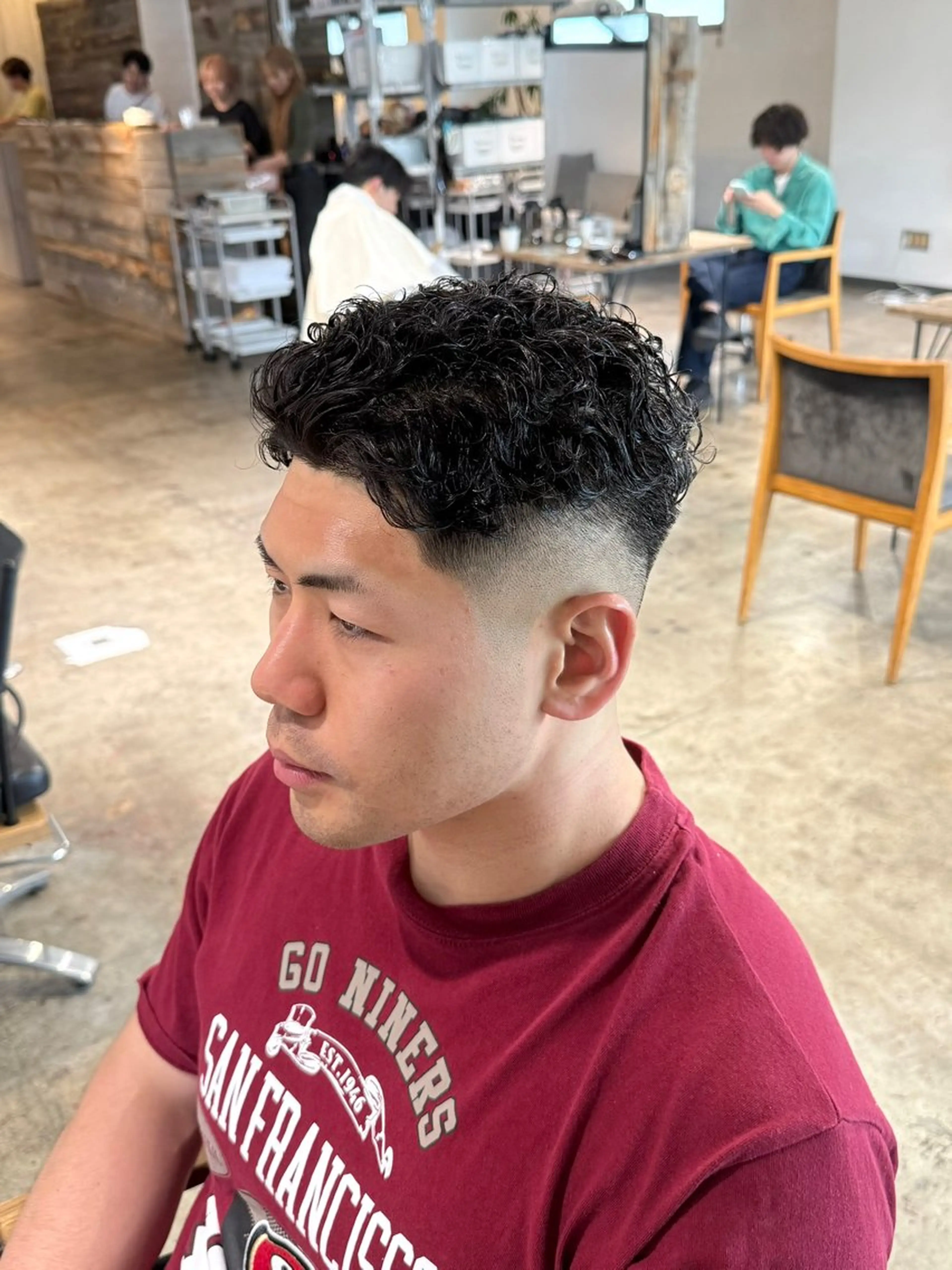パーマ メンズ メンズパーマ カット パーマ トリートメント 骨格補正施術/メンズ 専門美容師/YUYAのヘアスタイル
