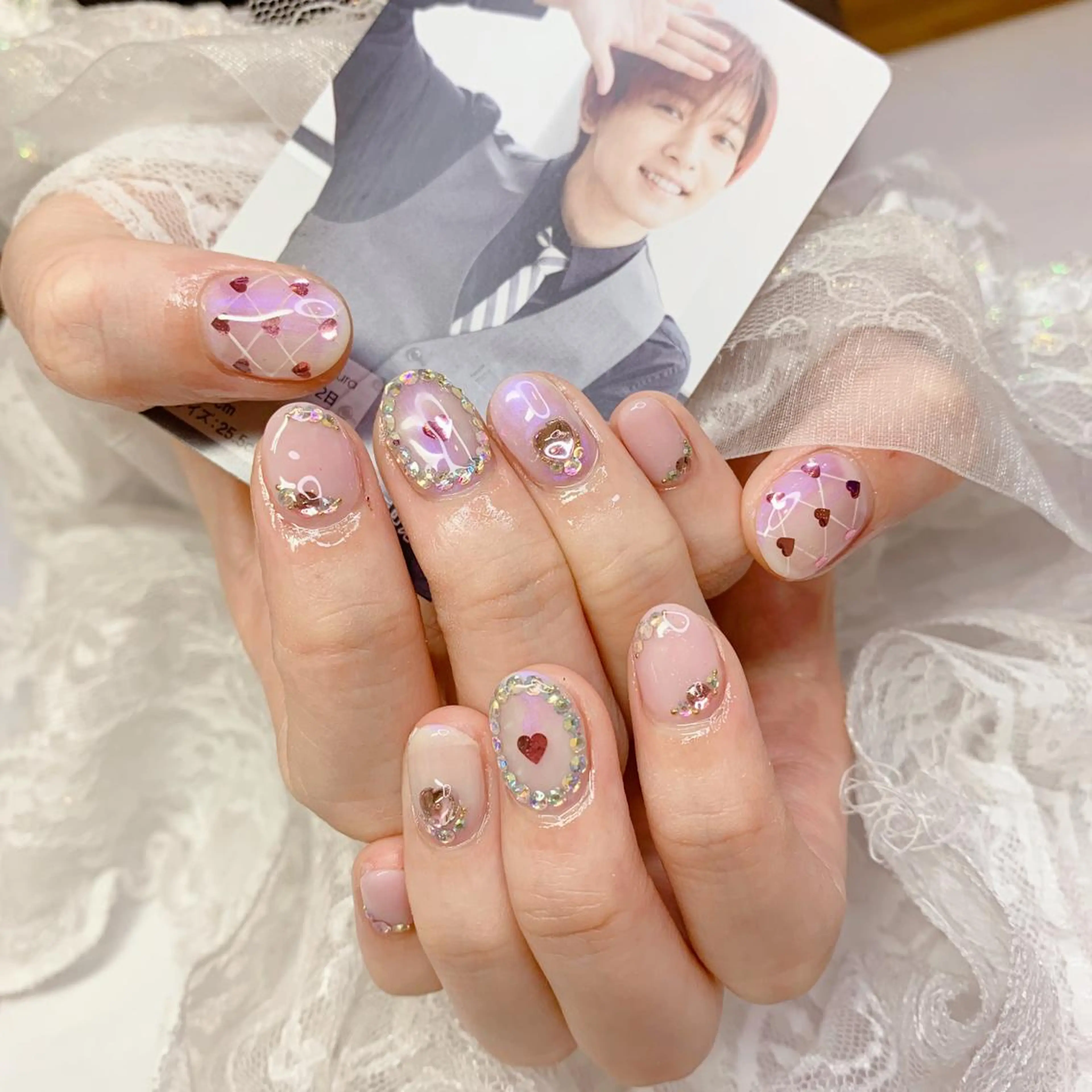 ネイル ハンドネイル La neige* yuki 🥯🍑のネイルデザイン