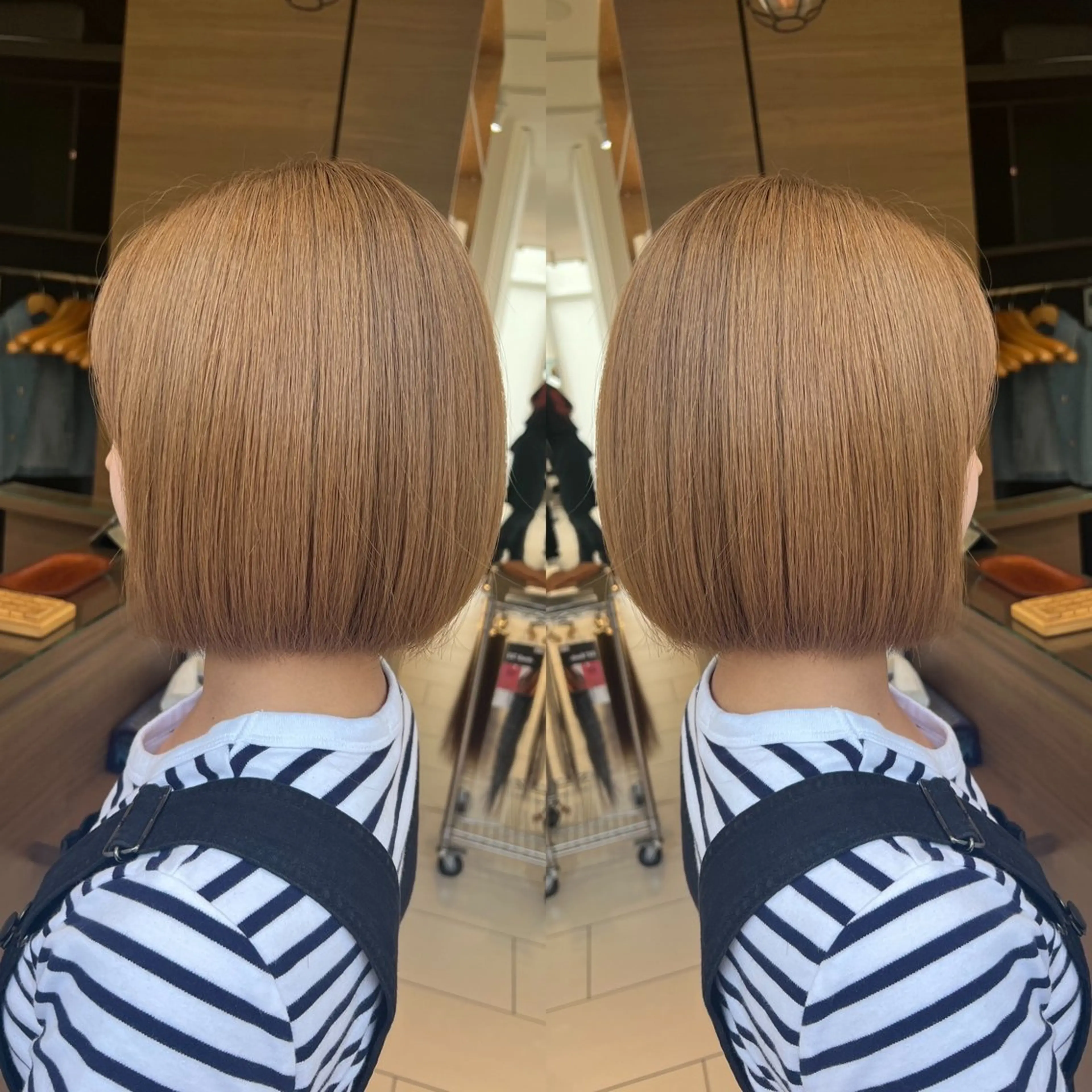 ショート プルエクステ ボブ🌈ナツヤのヘアスタイル