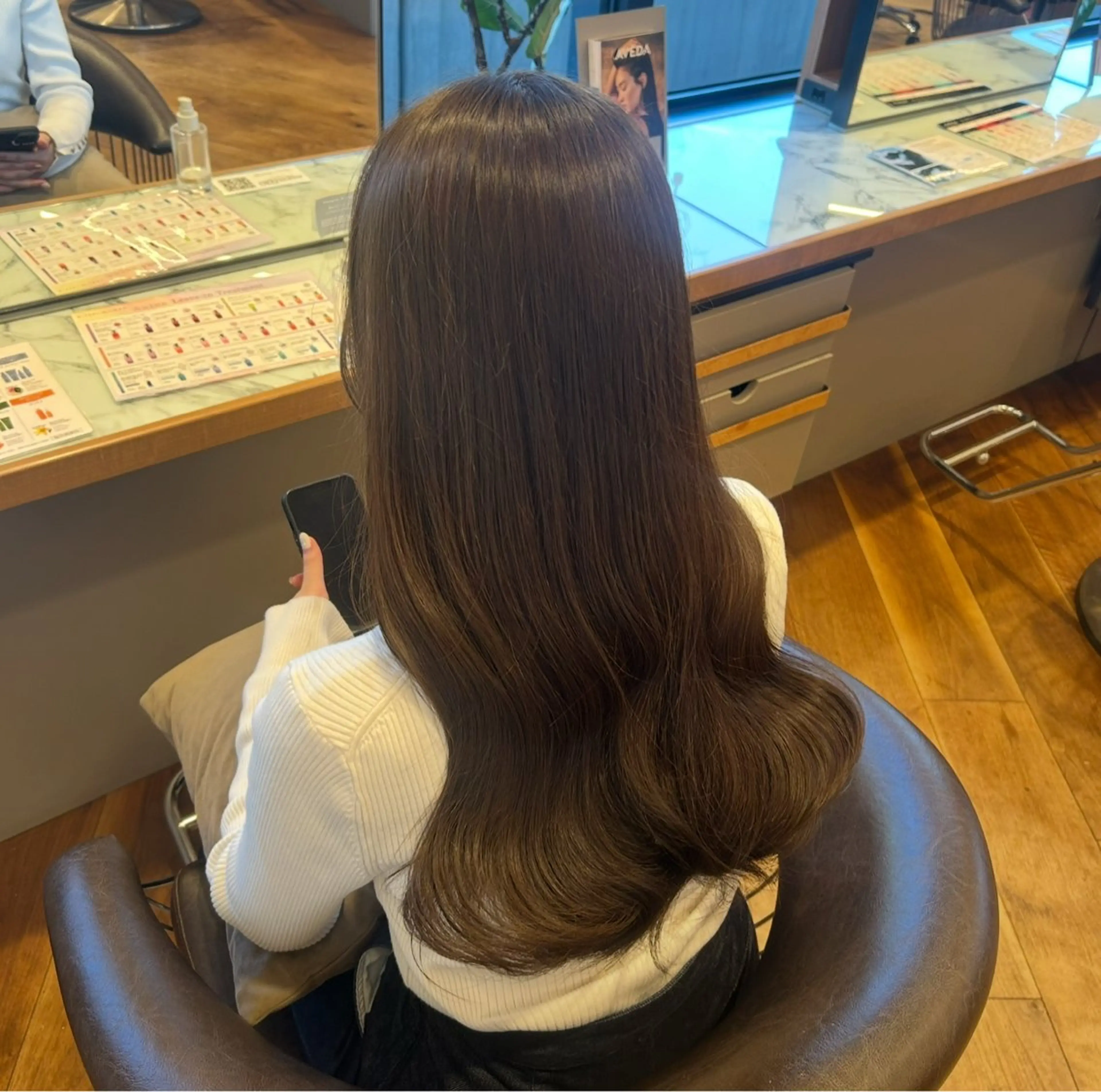 [人気セットメニュー🤍]ワンカラー+Aujua 4step treatmentの写真