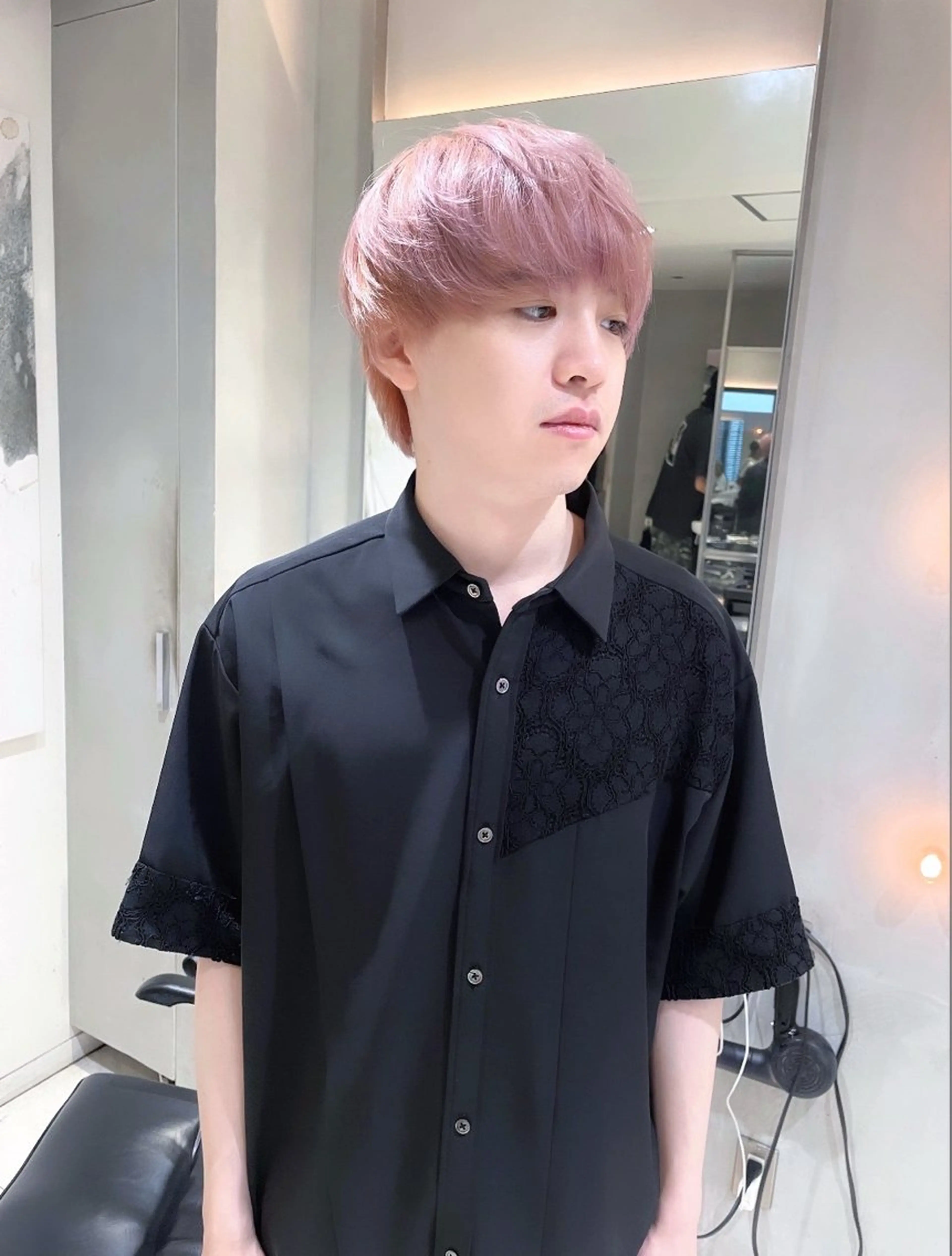 カラー メンズ カット ヘアカラー ワンホン/韓国ヘア 🤍amiのヘアスタイル