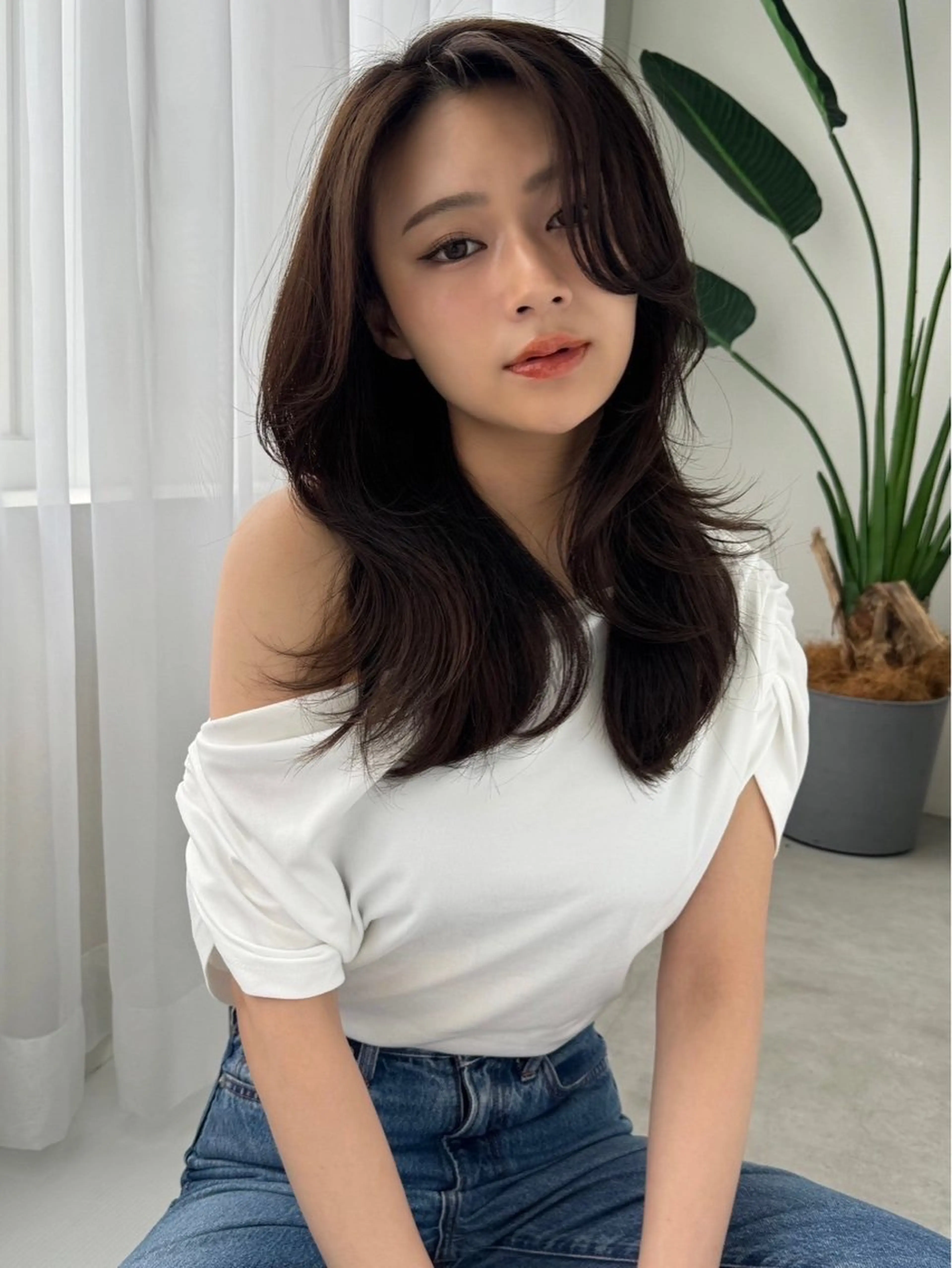 セミロング SOYON 岡山店所属・SOYON岡山/ 店長/NAOKIのヘアスタイル