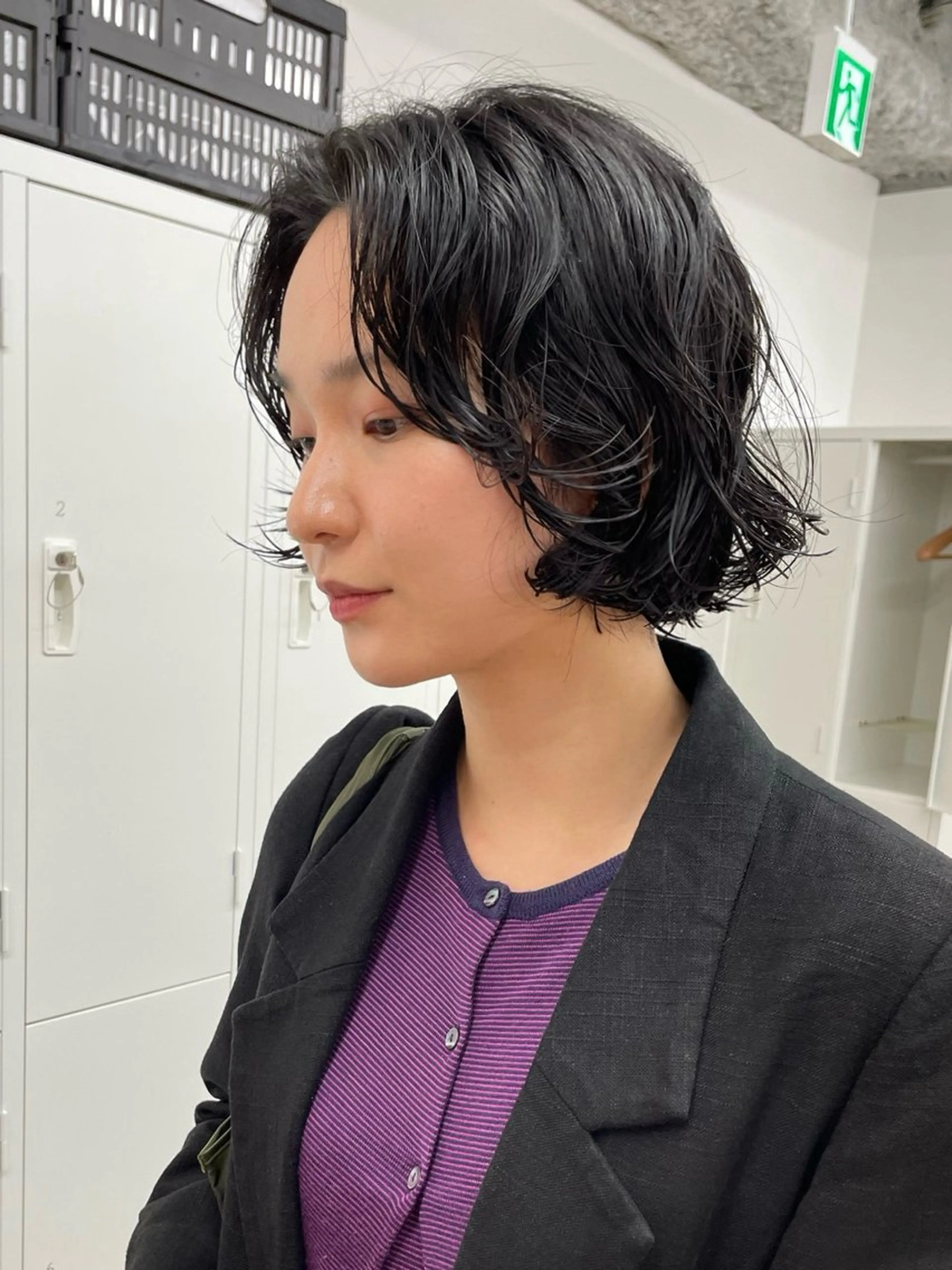 ショート パーマ レイヤーパーマ/ ショートパーマ/横浜のヘアスタイル