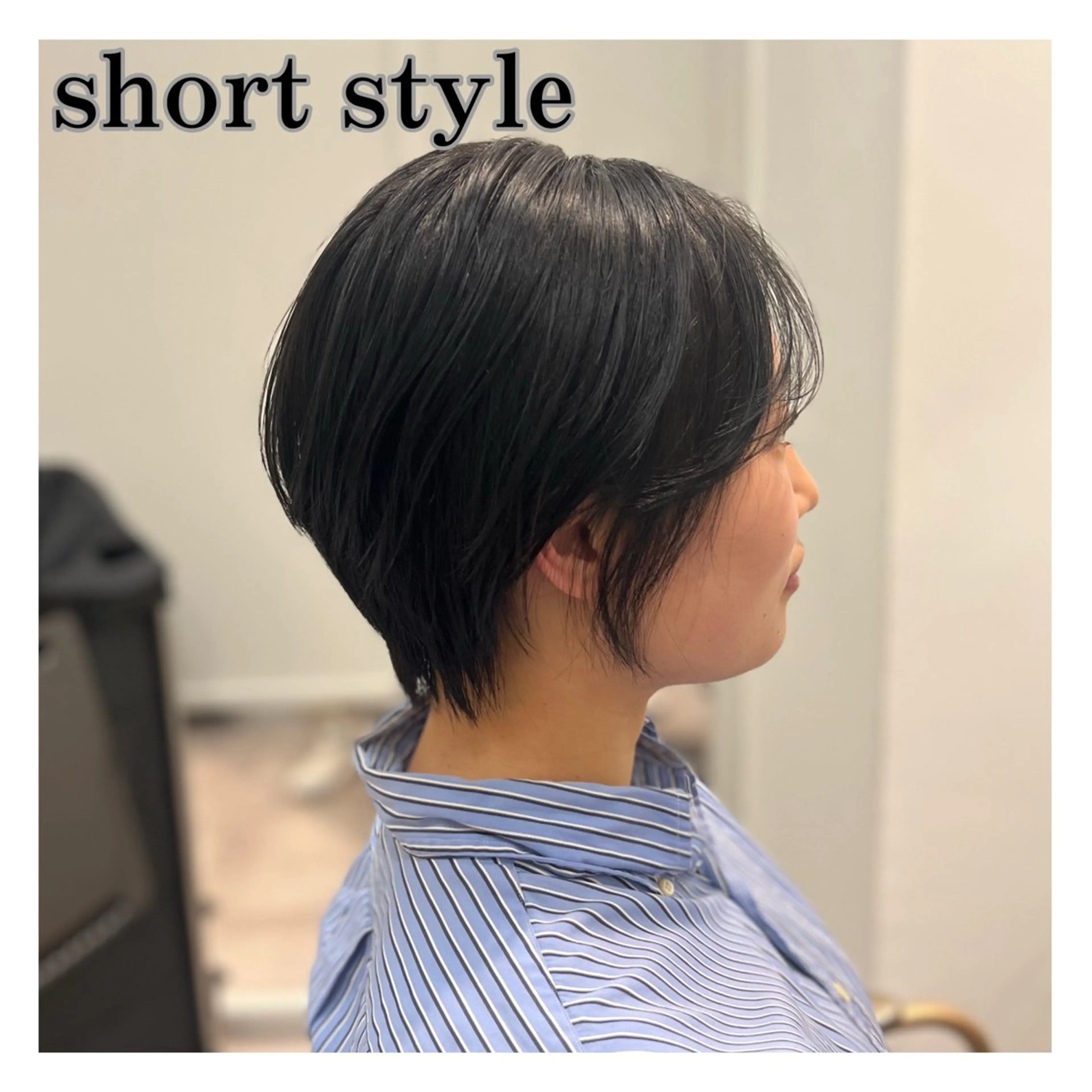 ショート ボブ ショートヘア 🌱ボブ／艶髪／ 縮毛矯正🌱茉奈のヘアスタイル