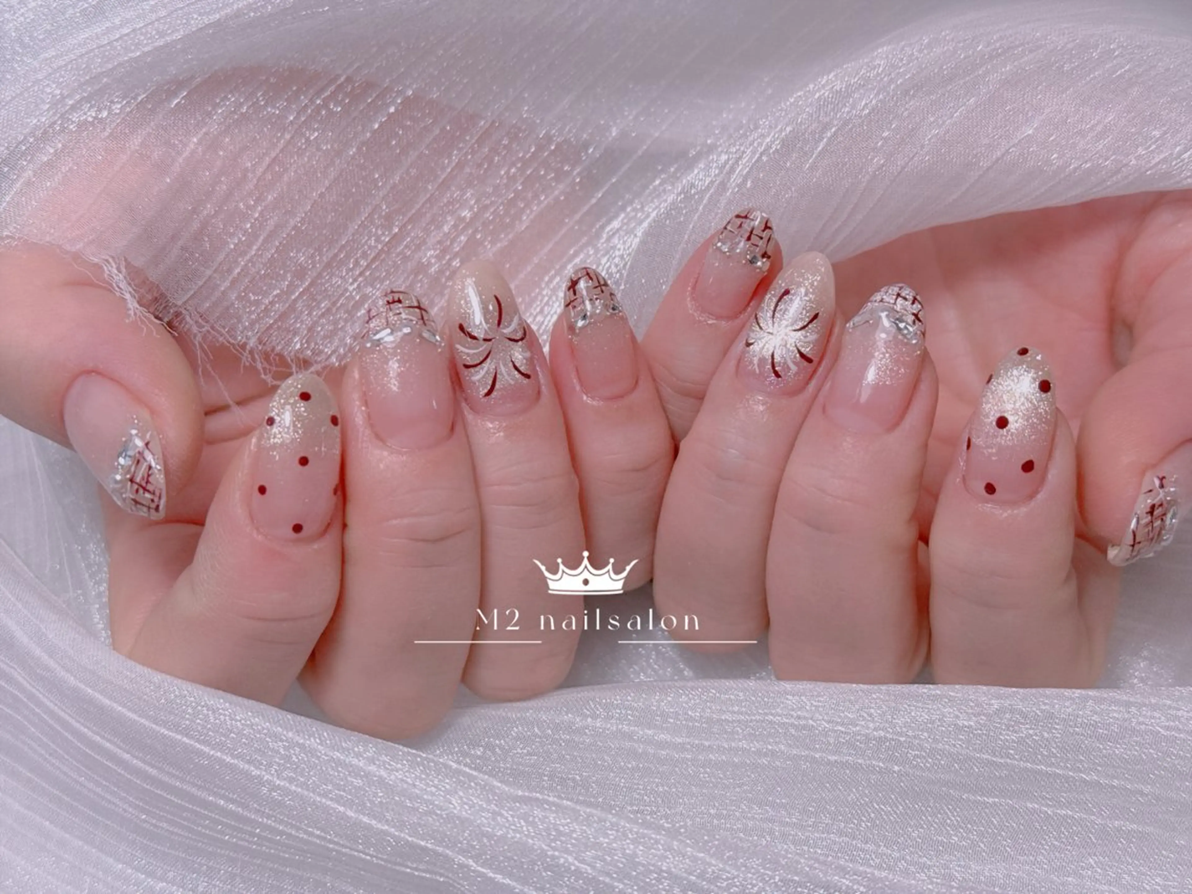 ネイル ハンドネイル 長さだし専門店 M2　rikaのネイルデザイン