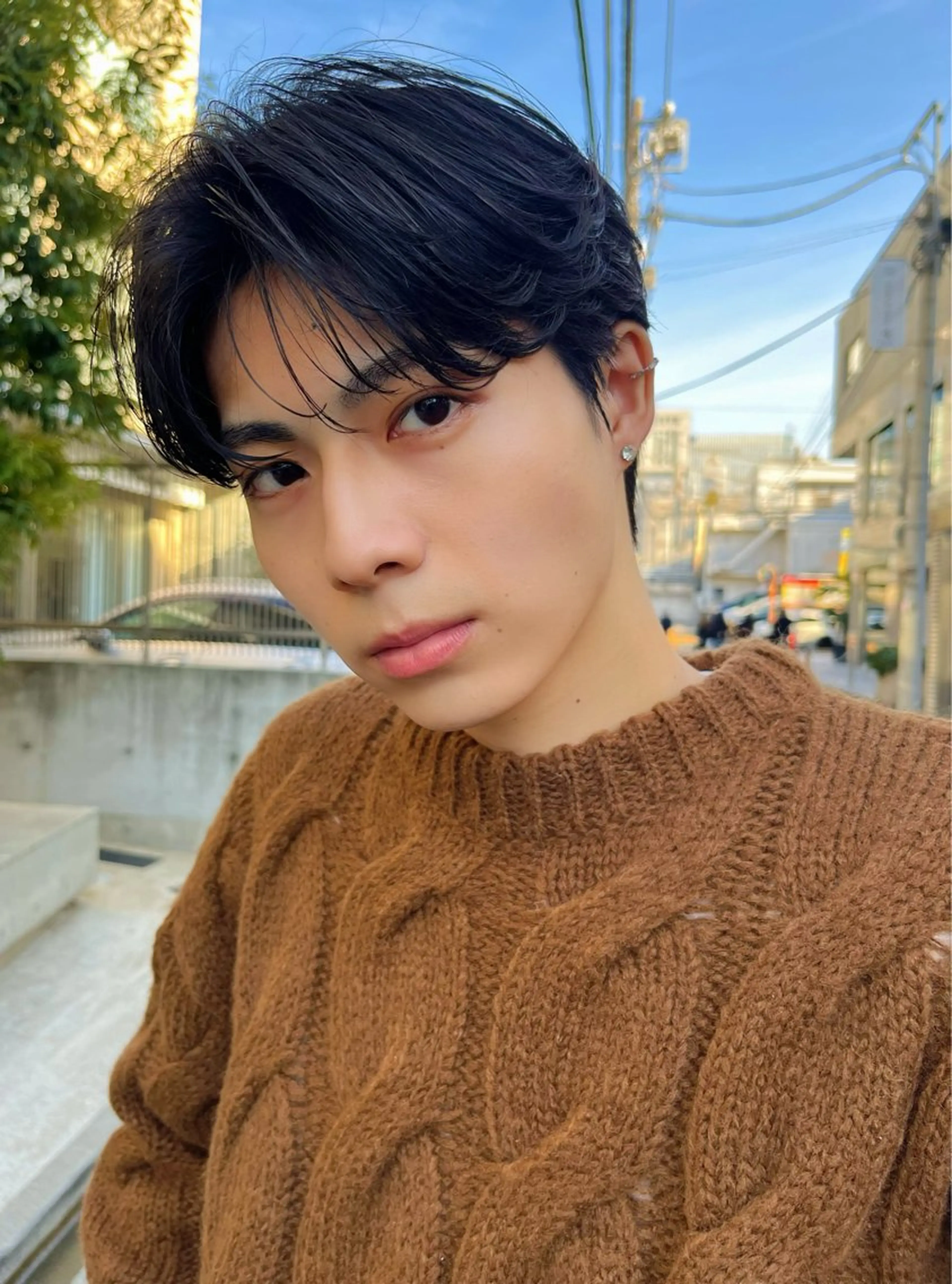 ショート メンズ メンズ🍃ナチュラル 韓国風ヘアRENのヘアスタイル