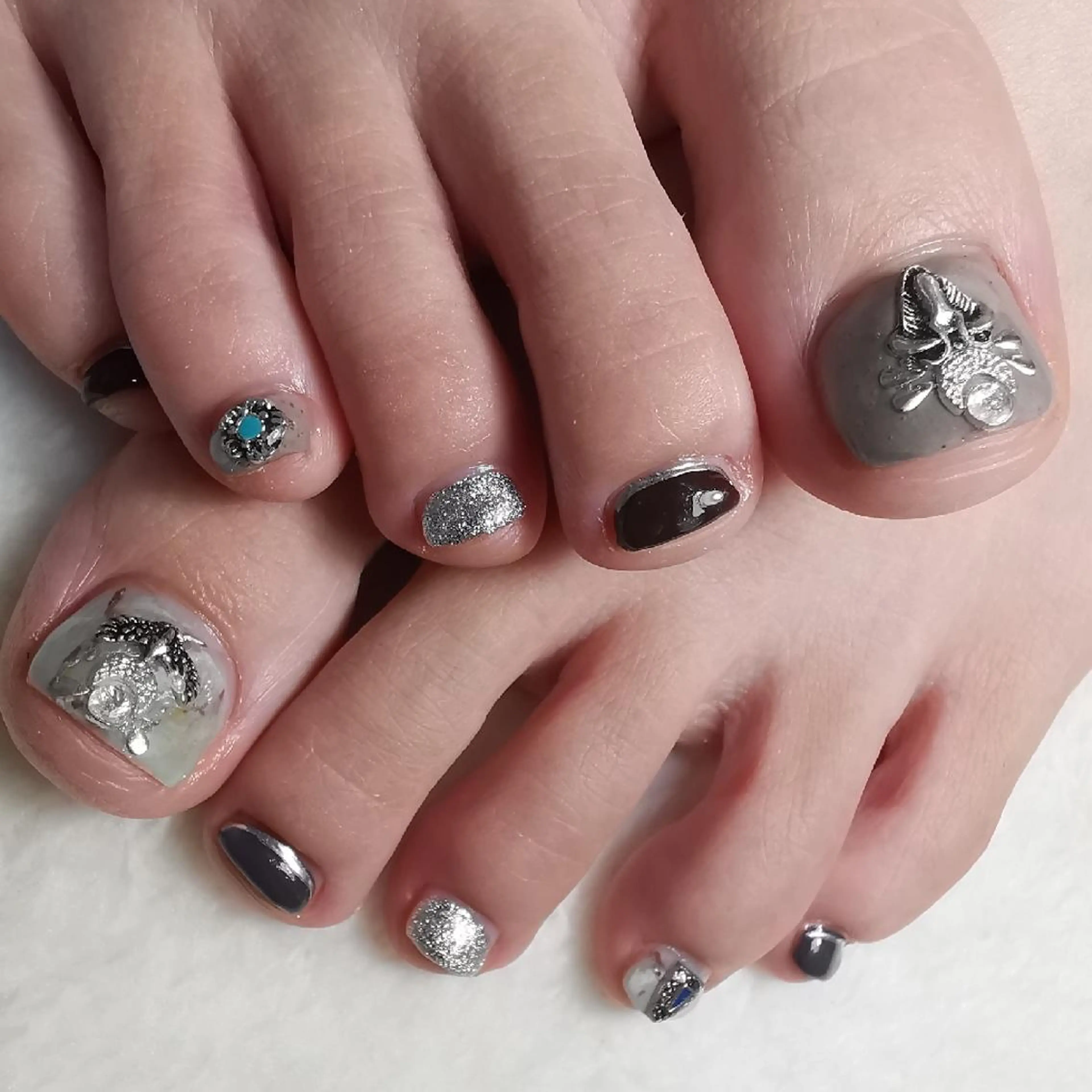 ネイル 持ち込み フットネイル reve あやののネイルデザイン