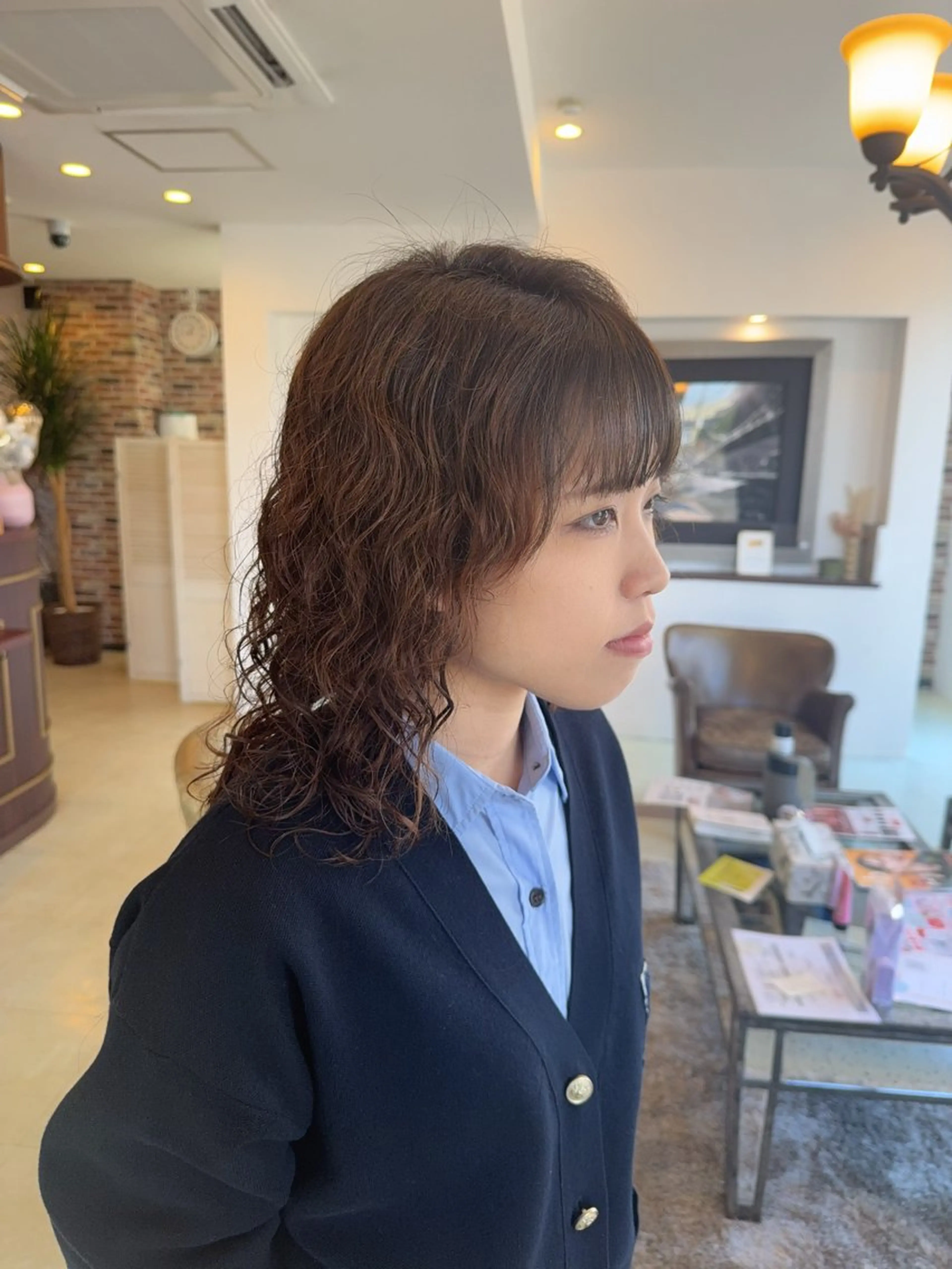 【ダメージレス低温デジタルパーマ♪】カット➕デジキュアパーマ➕3stepトリートメントの写真