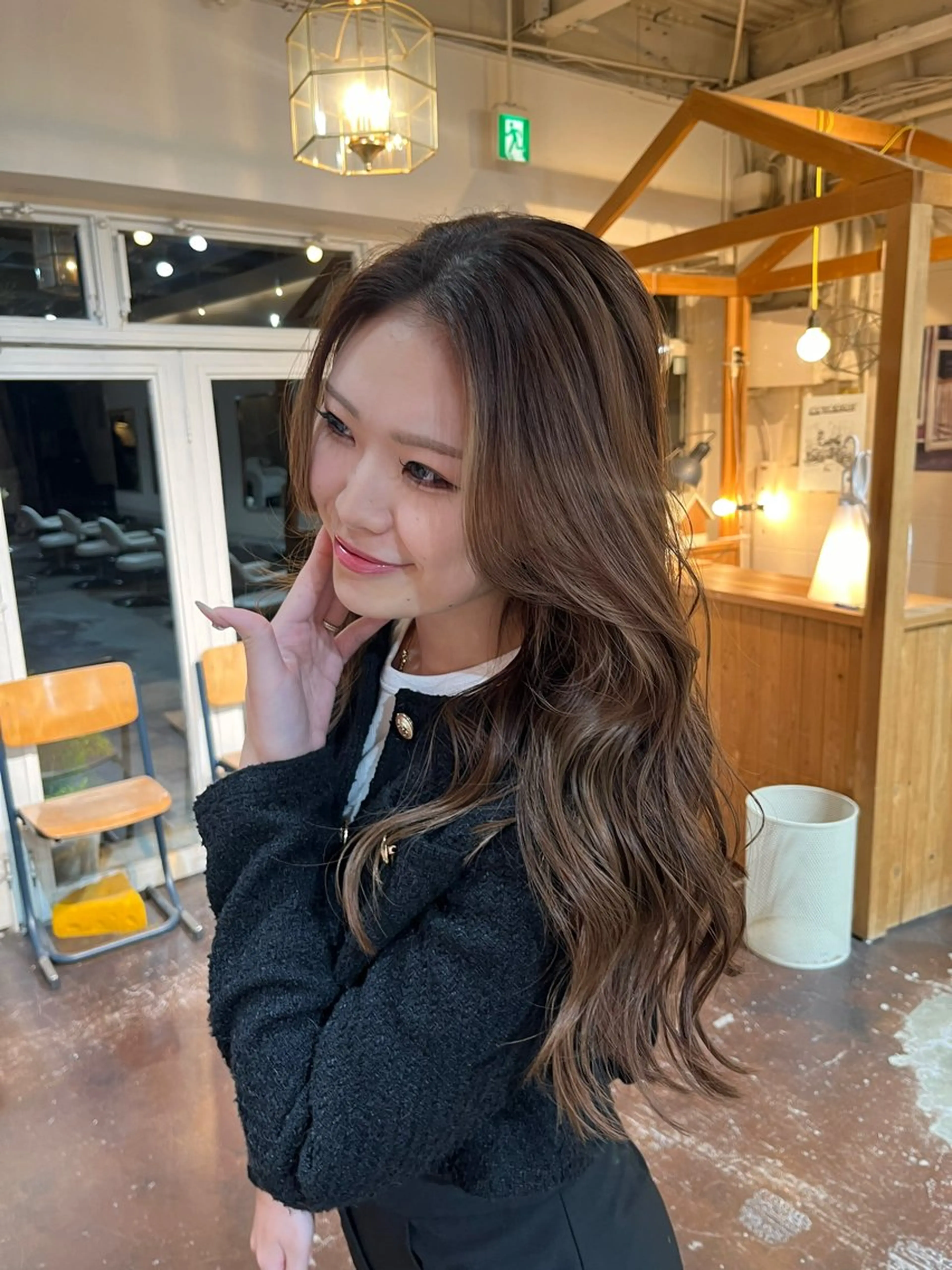 ロング 韓国風ヘア ロング chikashitsu所属・Junmi/ﾁｶｼﾂ /堀江のヘアスタイル