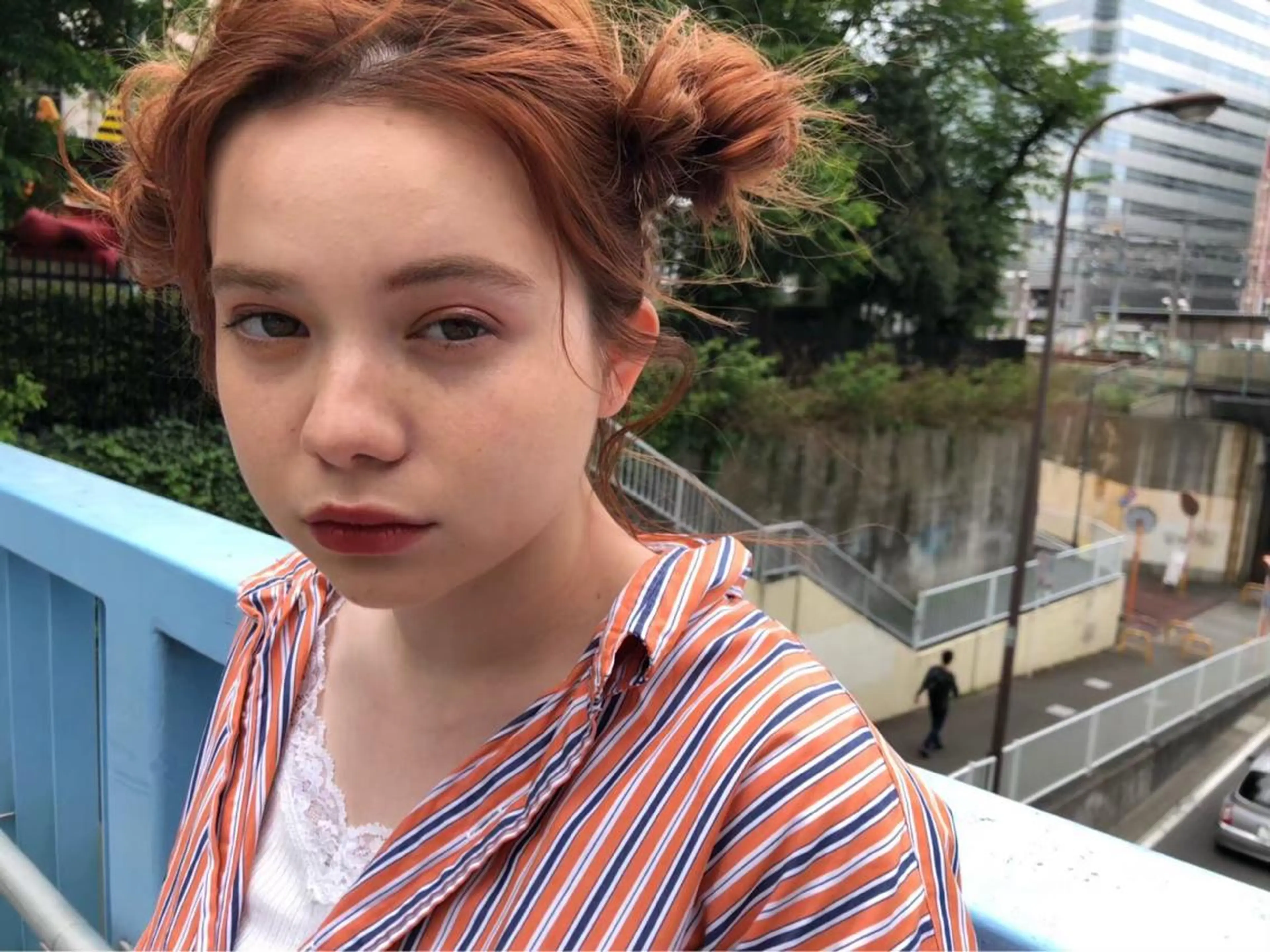 セミロング なかむら ゆきのヘアスタイル