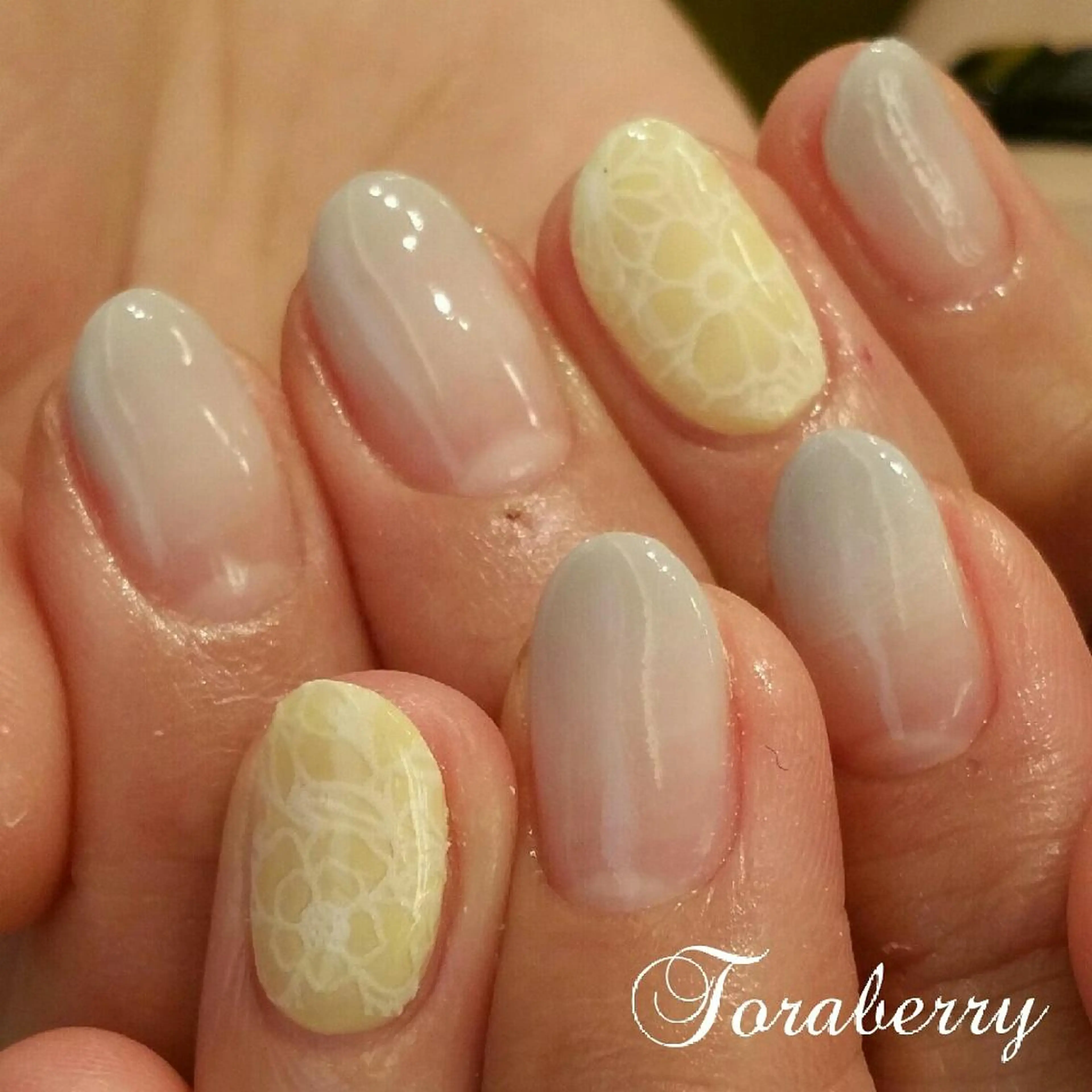 ネイル フラワーネイル レース ネイリスト なつみのネイルデザイン