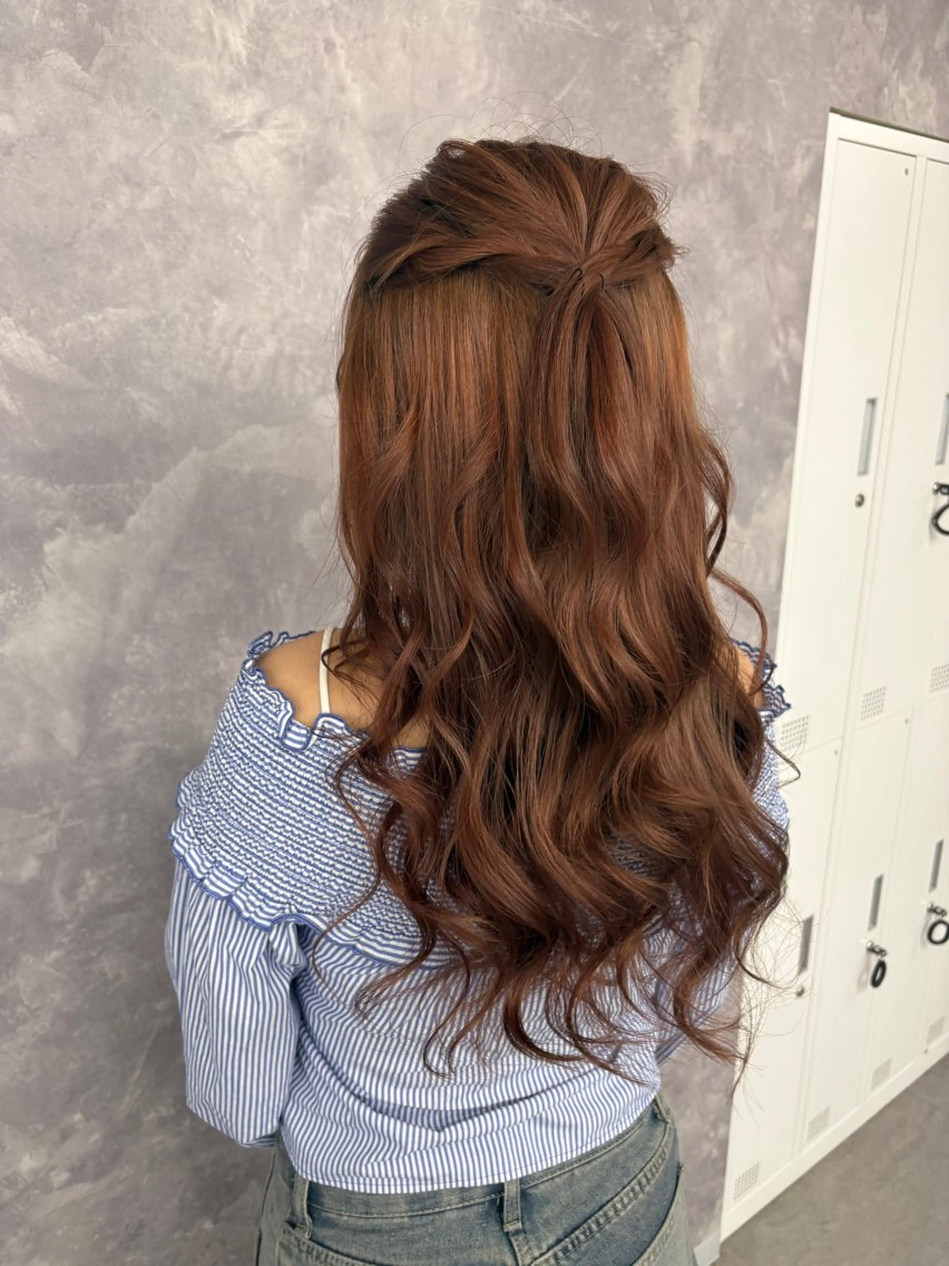 ロング ヘアセット ⚜️抜け感×艶カラー ⚜️ちづるのヘアスタイル