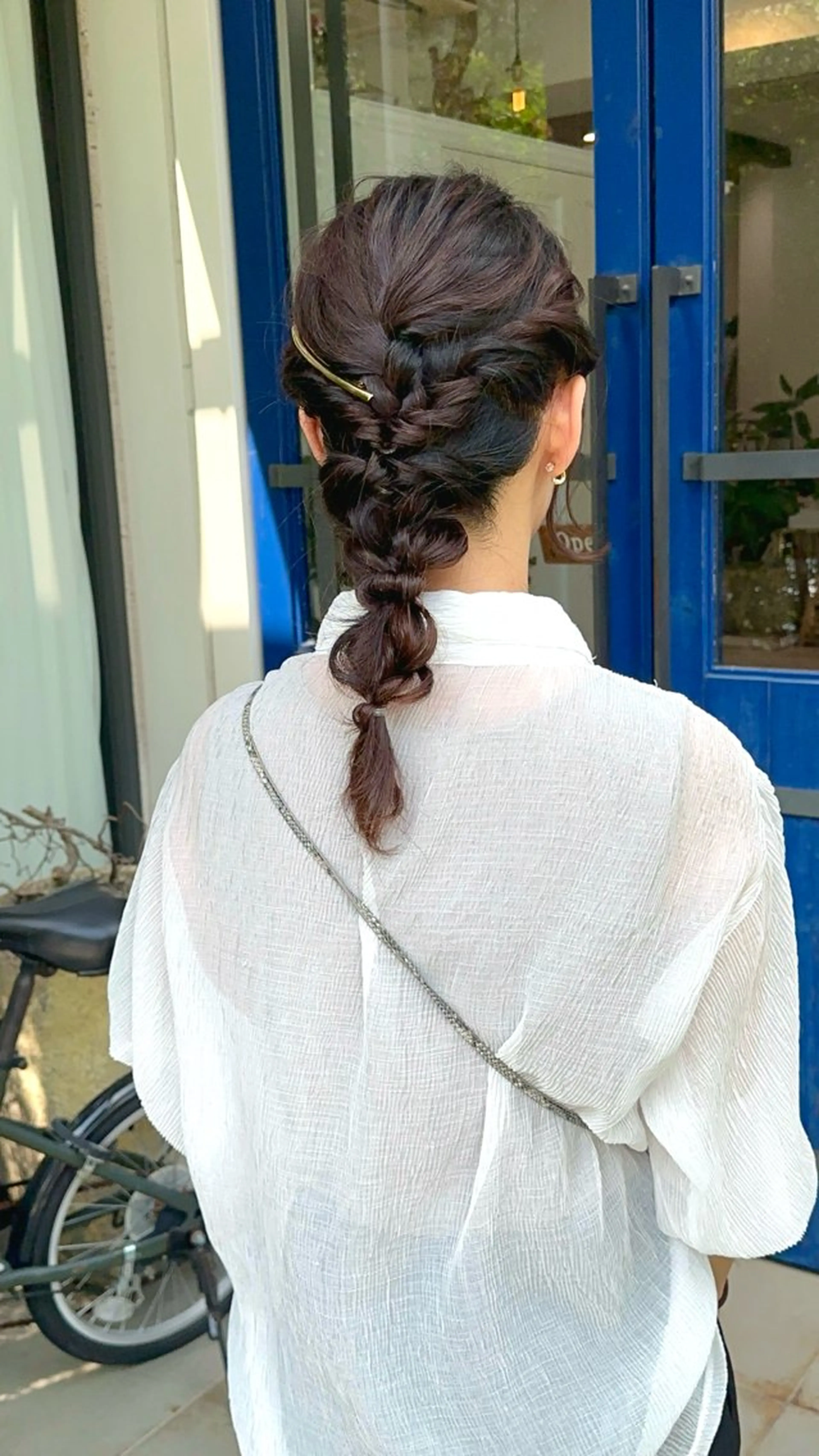 ヘアアレンジ 浴衣 ヘアセット rebloom所属・山之内匠/艶カラー/ ハイトーン/ブリーチのヘアスタイル