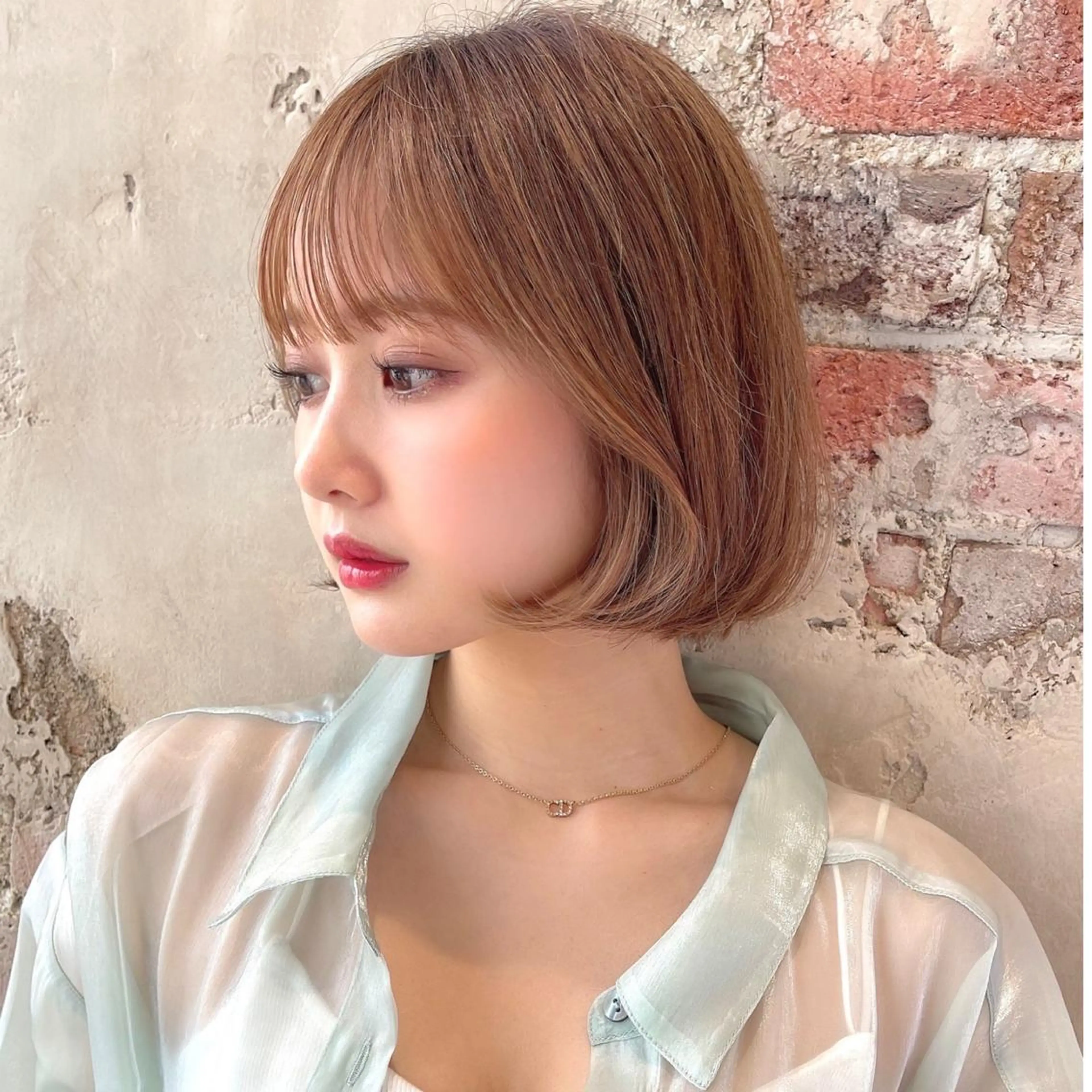 ショート 🧡くびれヘア/前髪 顔周り🧡久原結衣のヘアスタイル