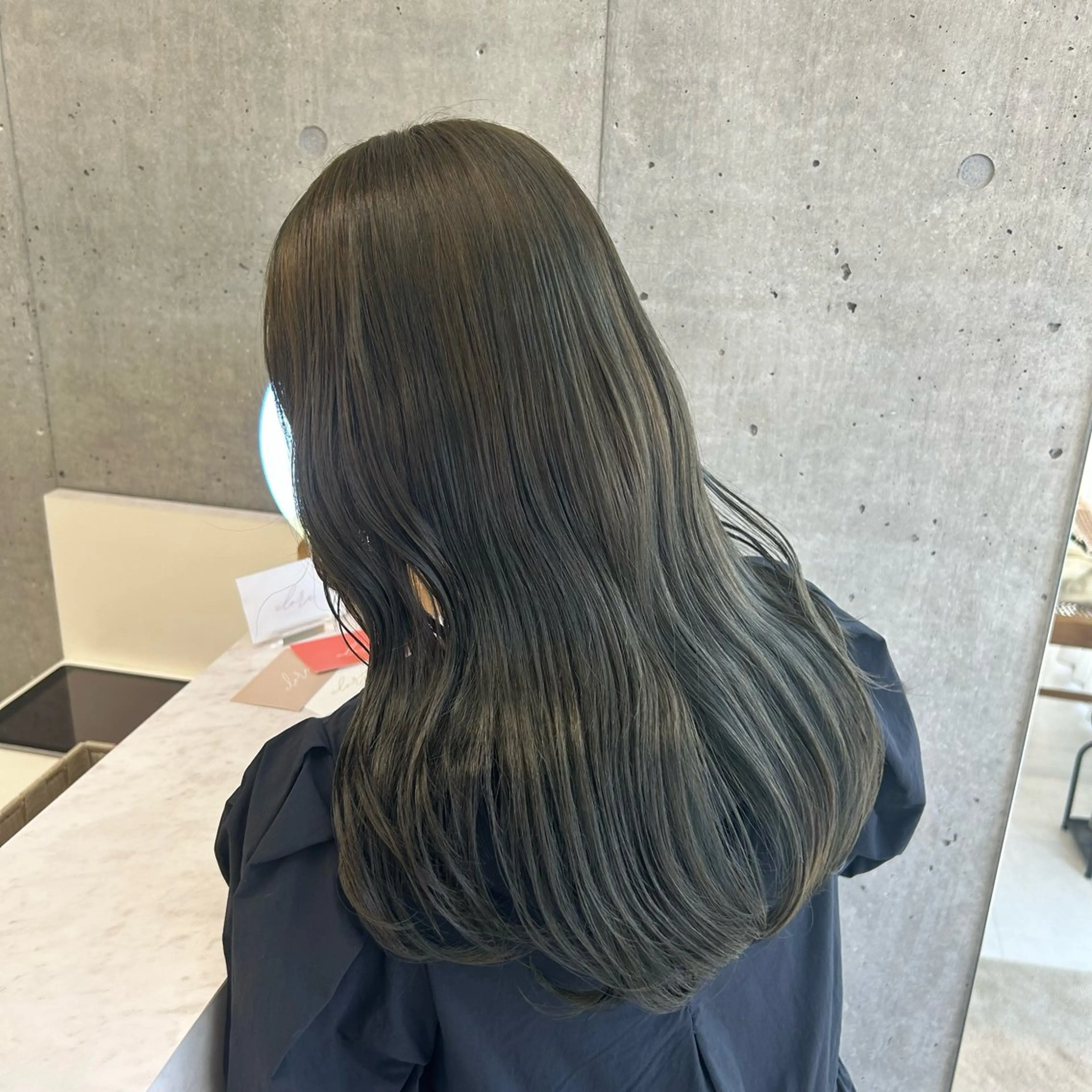 ロング カット ヘアカラー トリートメント Lomalia Yuuka/42🩵のヘアスタイル