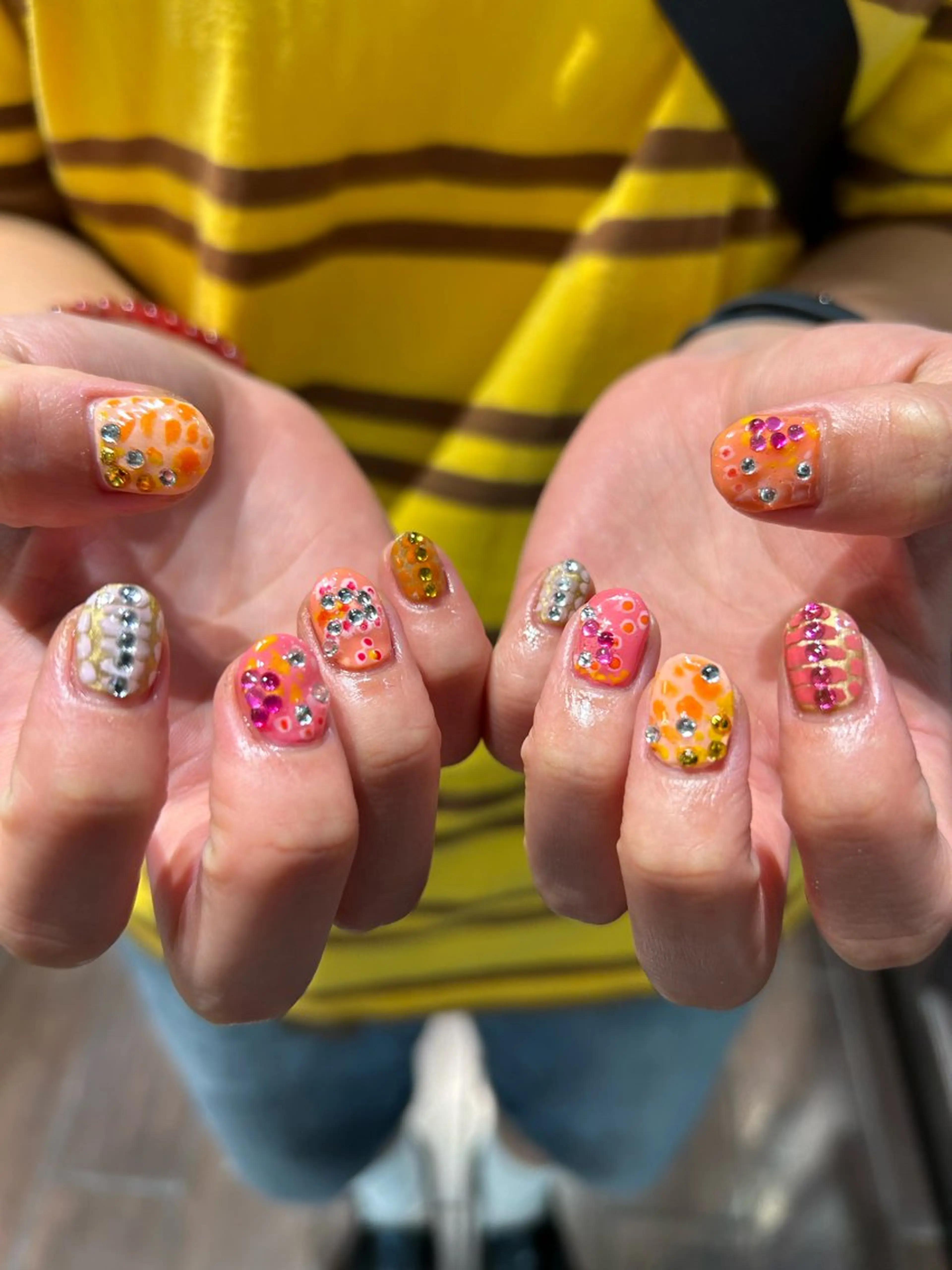 ネイル メンズネイル ハンドネイル メンズ/艶髪/カラー サクラ🌸のヘアスタイル