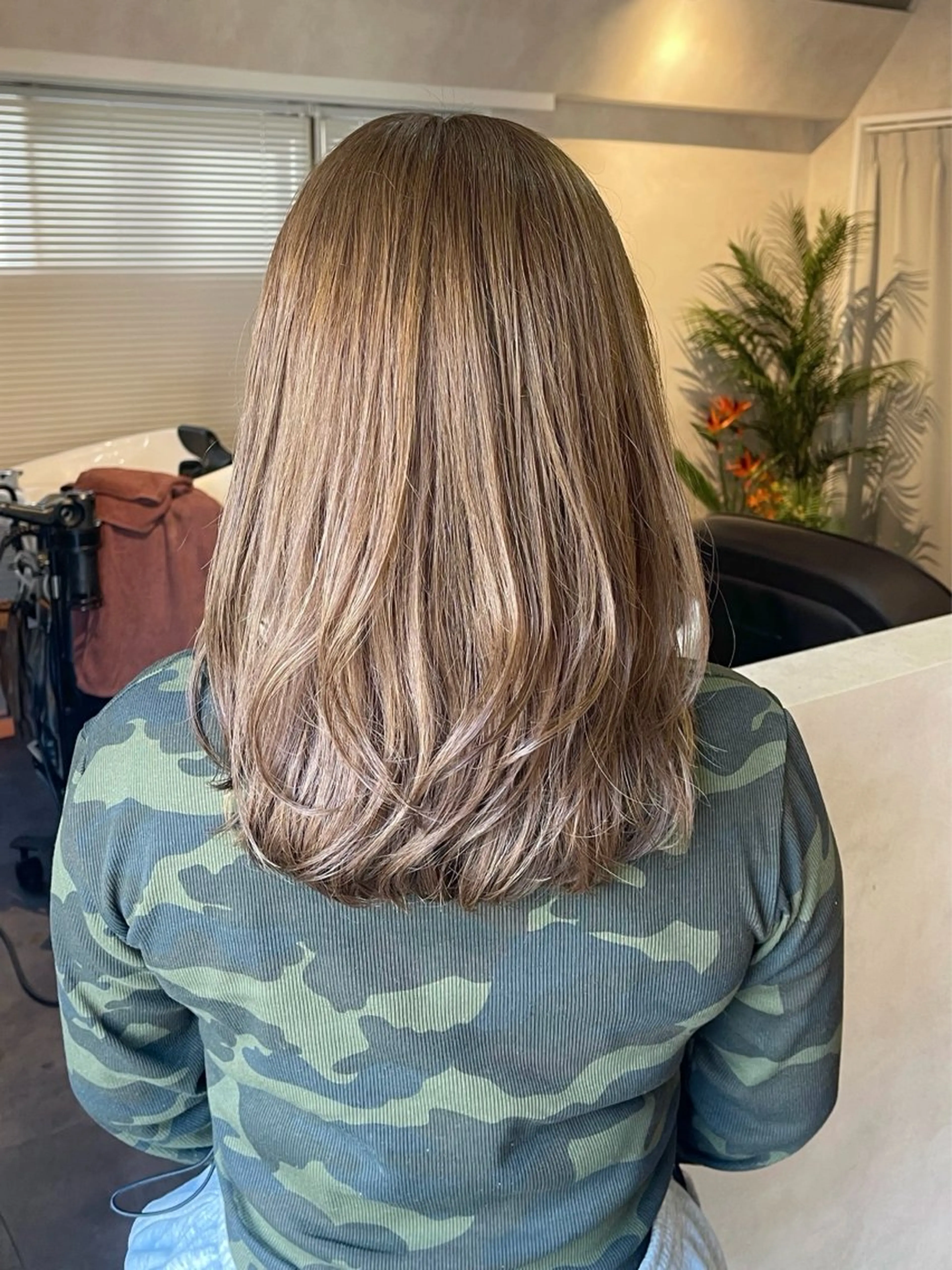 セミロング カラー hair design SUN room【サンルーム渋谷】所属・レイヤーボブ/渋谷 /メンズyuinaのヘアスタイル