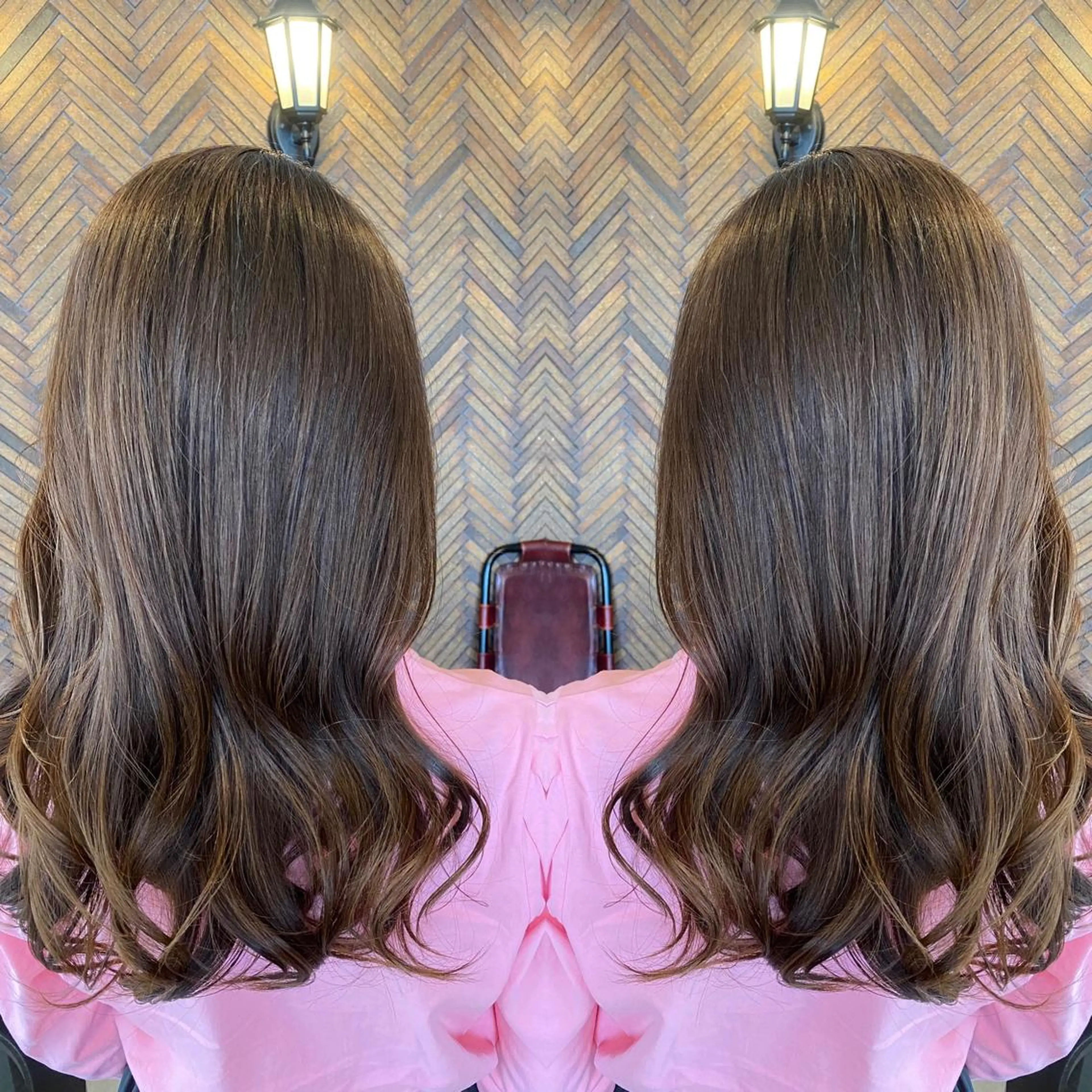 ロング カラー カット トリートメント tocca 💜石田愛結💜のヘアスタイル