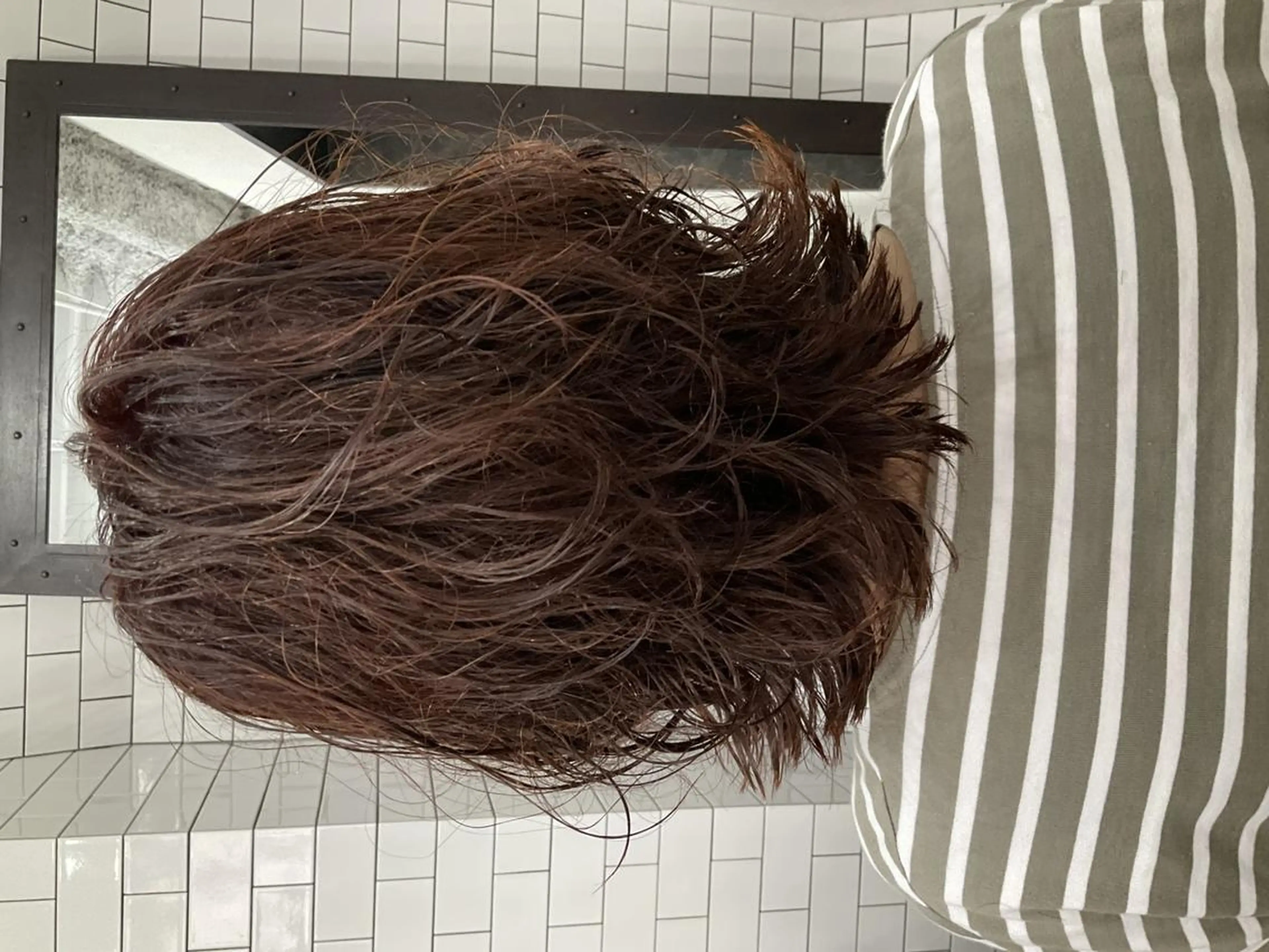 ミディアム パーマ ミディアムパーマ ボブ 髪質改善 外ハネヘア 紙屋町/legare 山村　麻美 髪質改善のヘアスタイル