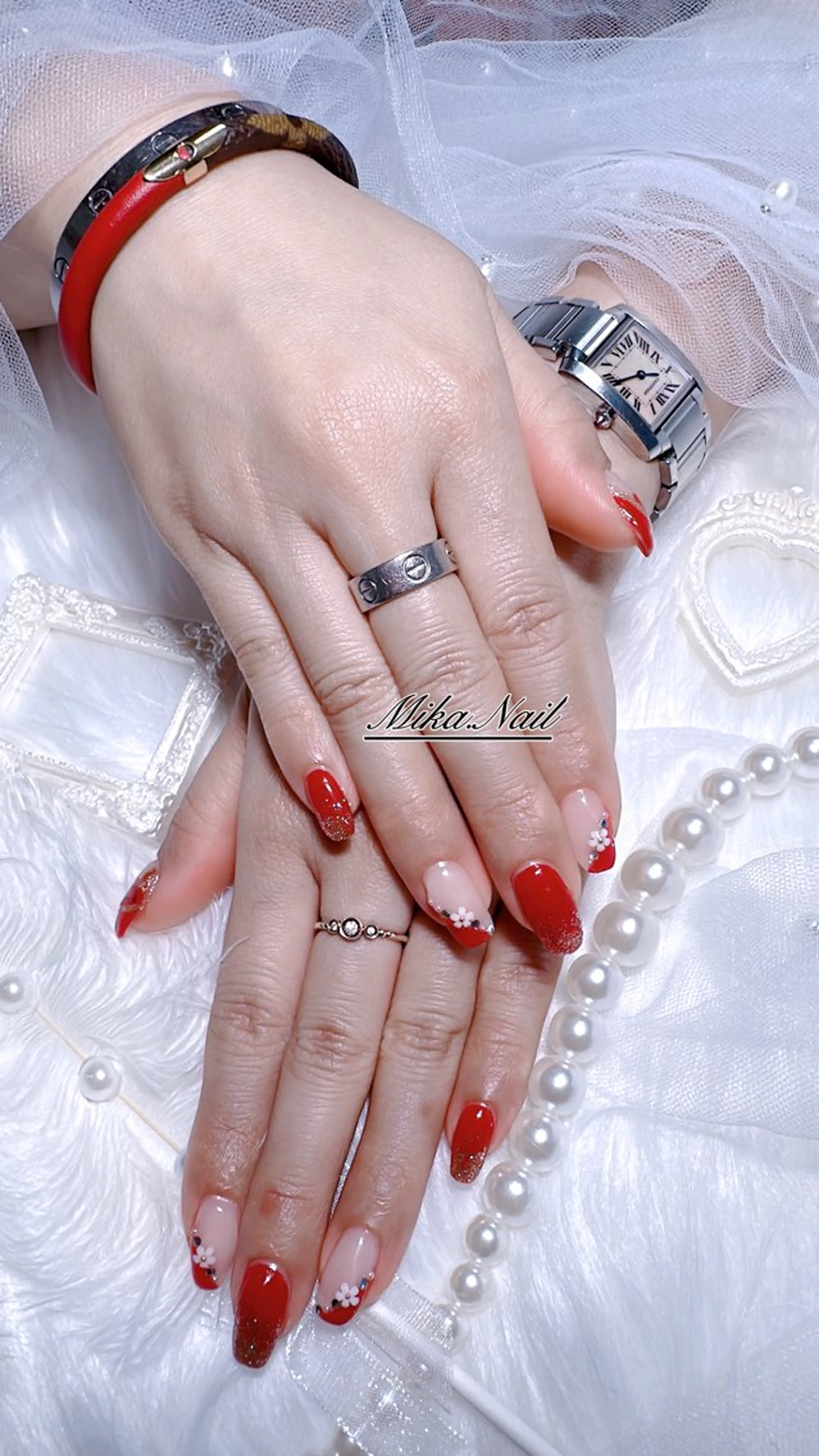 ネイル 持ち込み 冬ネイル Mika Nailのネイルデザイン